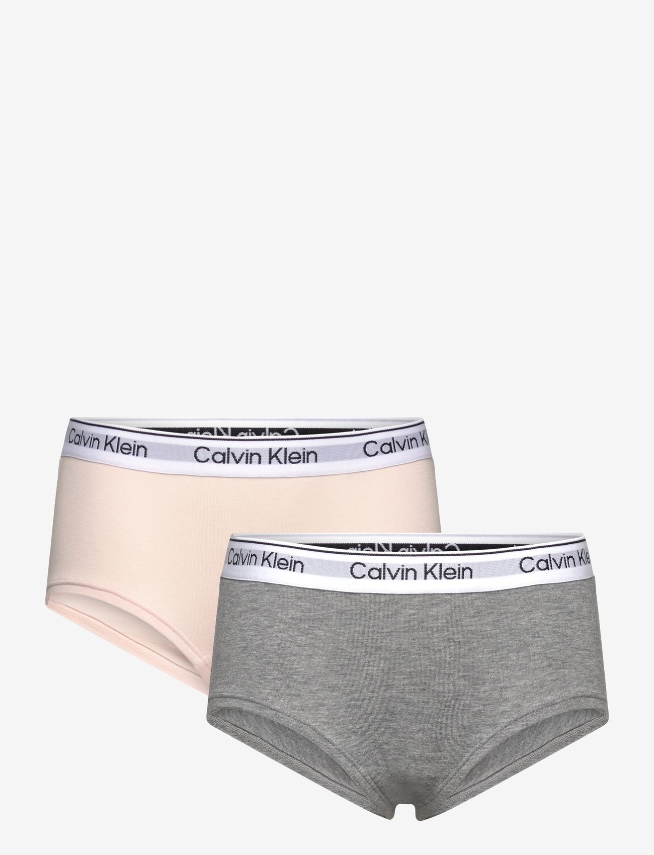 Calvin Klein - 2PK SHORTY - panties - silverpeony greyheather - 0