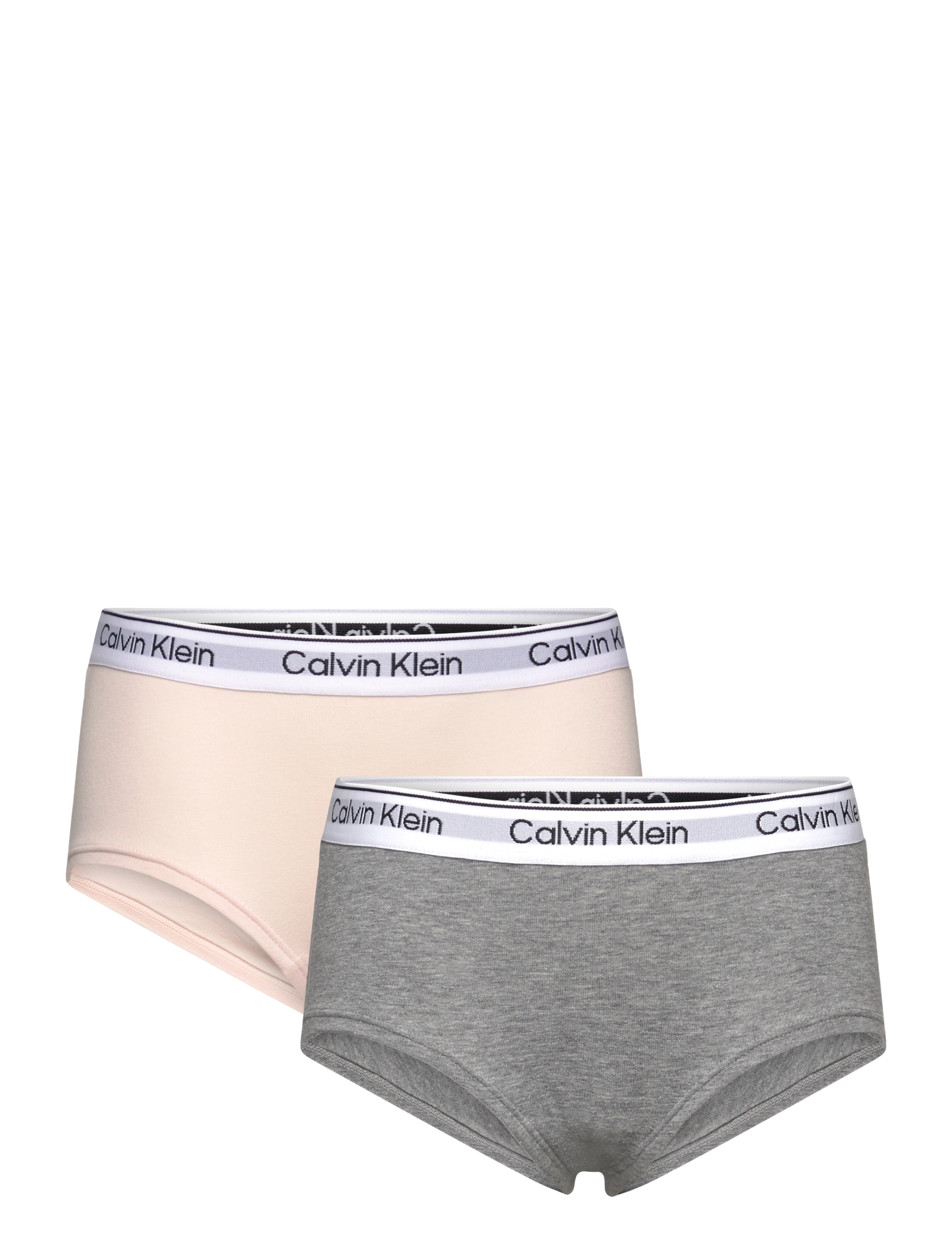 Calvin Klein 2PK SHORTY - Undertøj - SILVERPEONY GREYHEATHER / multi