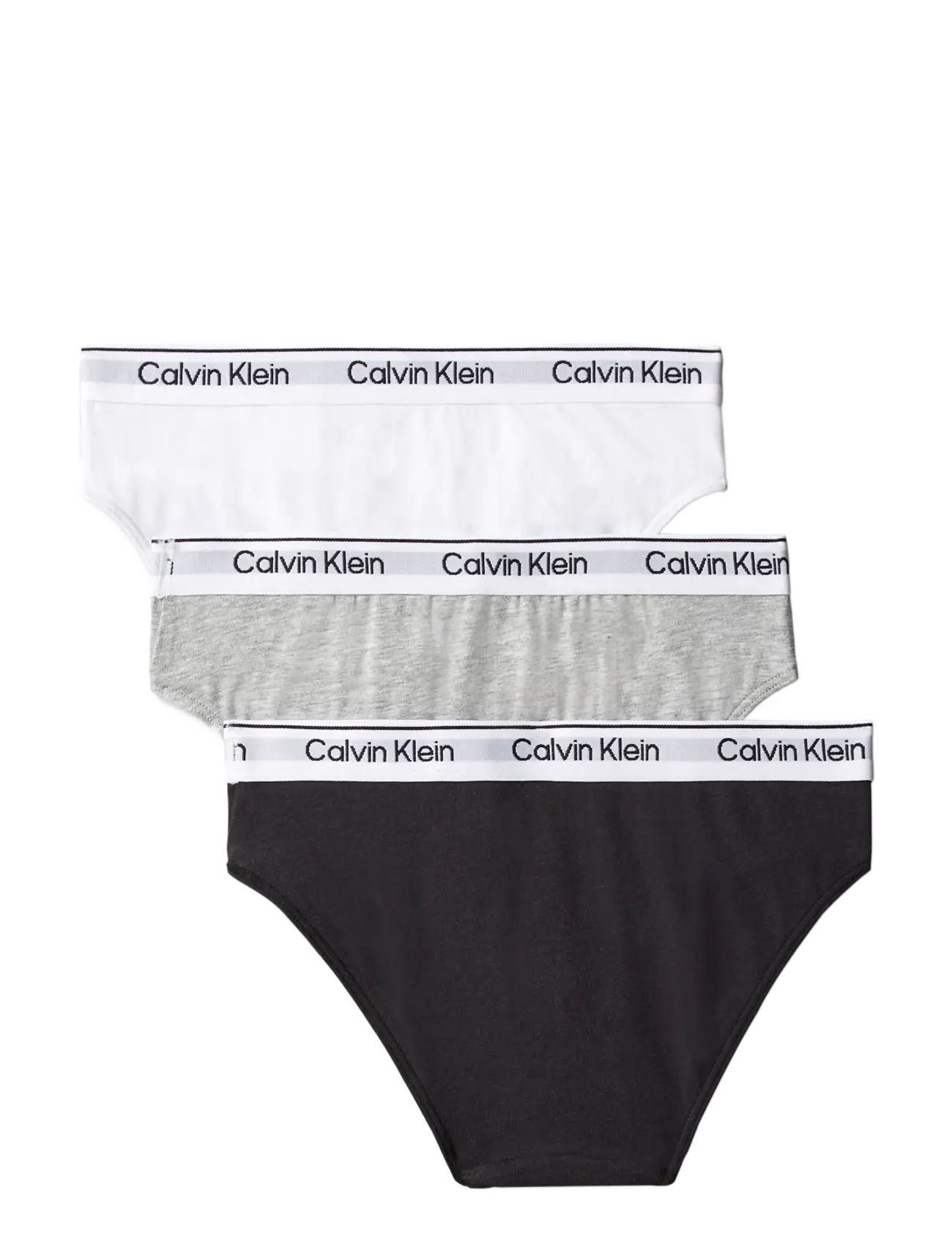 Calvin Klein - 3PK BIKINI - slips - blk gryhtr white - 1