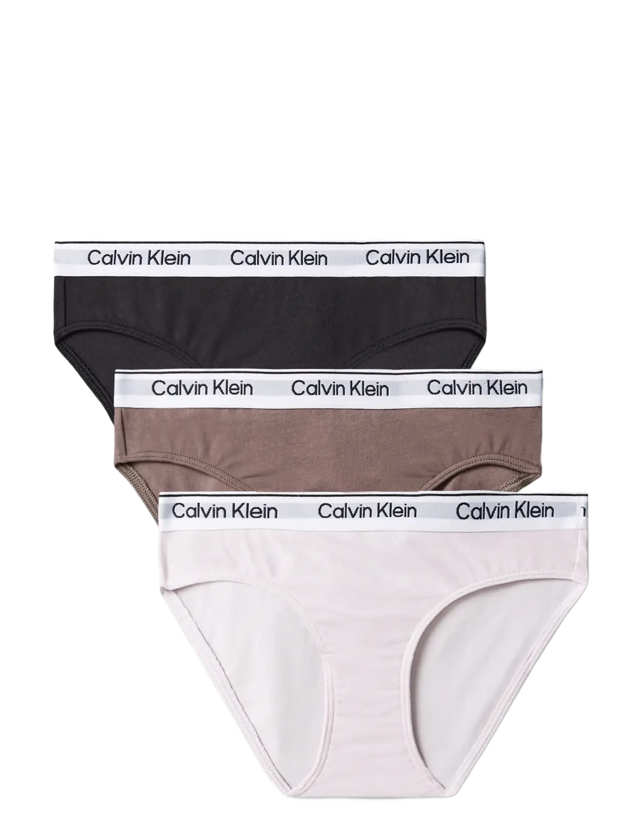 Calvin Klein 3PK BIKINI - Calvin Klein - BLK IRON ORCHIDICE / black