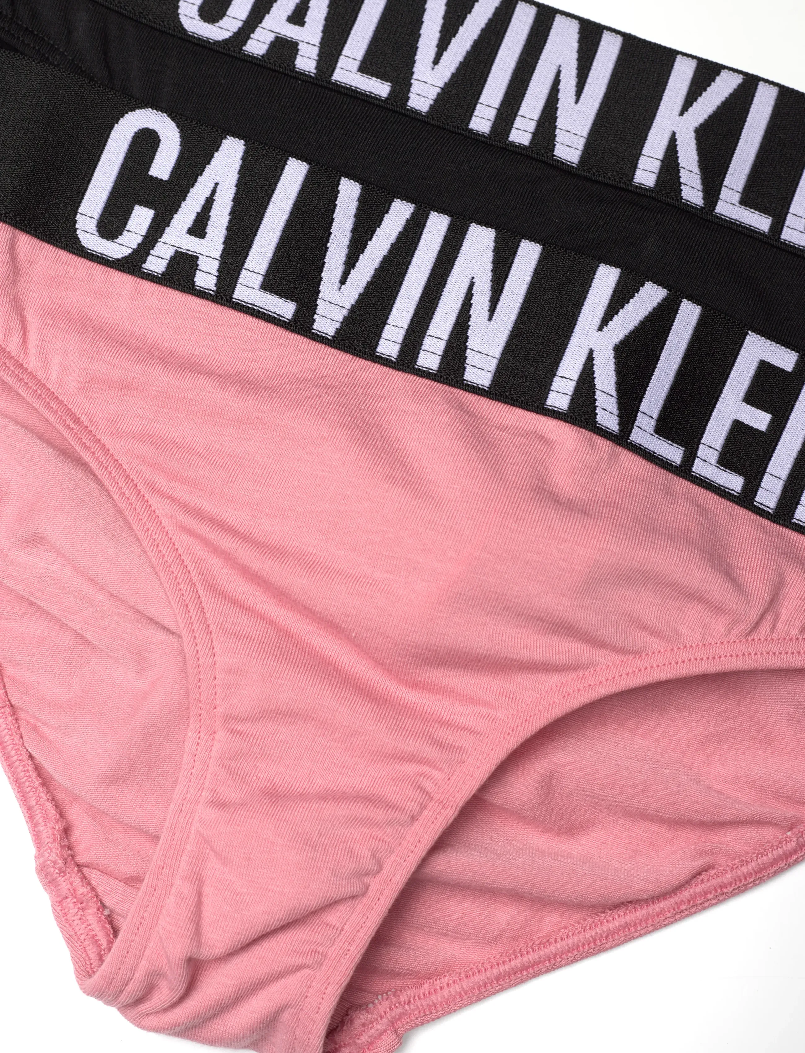 Calvin Klein - 2PK BIKINI - slips - brandiedapricot pvhblack - 1
