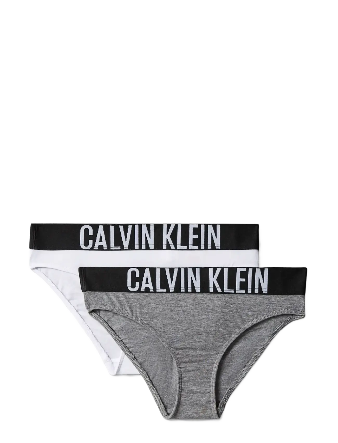 Calvin Klein 2PK BIKINI - Undertøj - GREYHTR BRIGHTWHITE / white