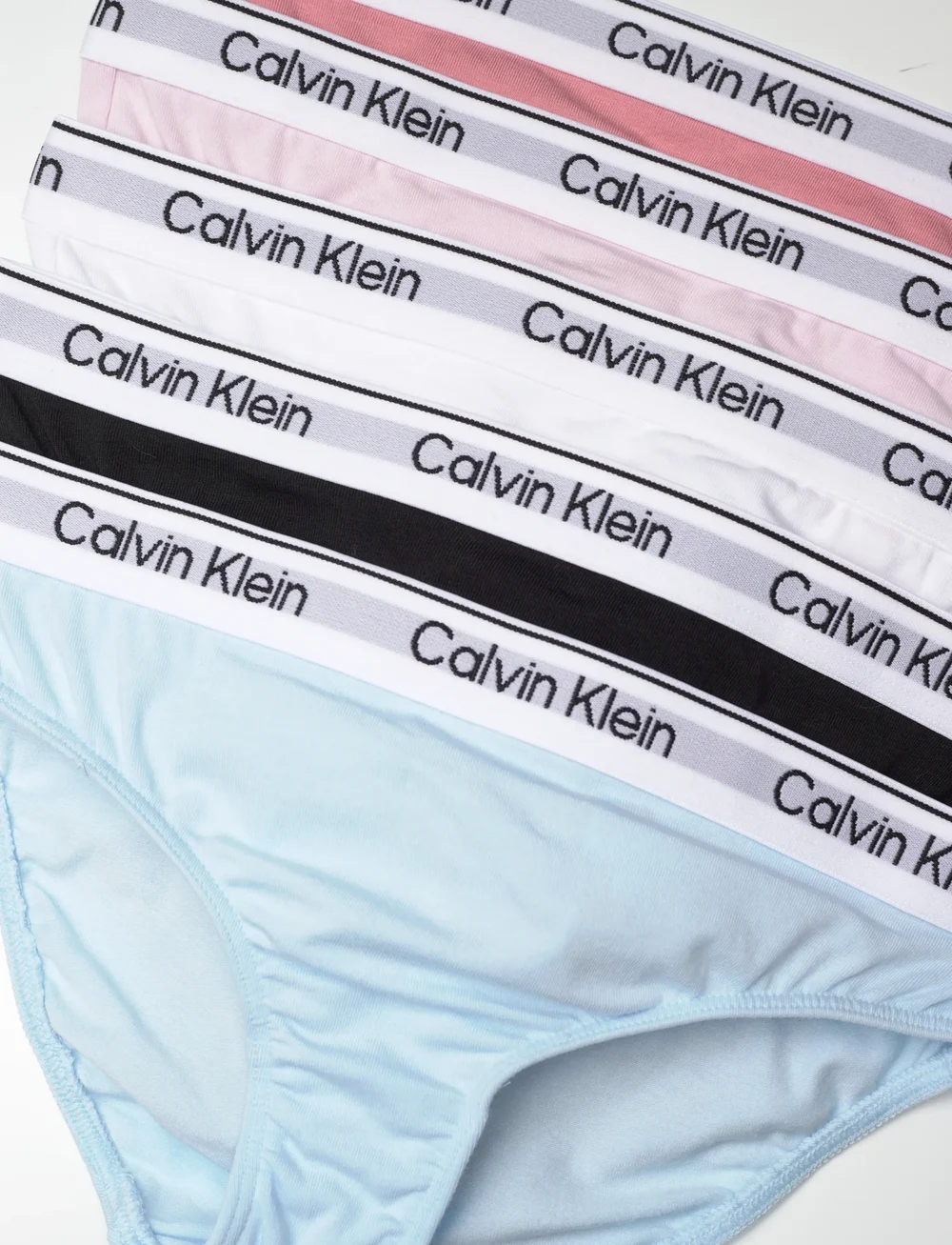 Calvin Klein - 5PK BIKINI - trosor - lghtllc/rndnc/baprct/pvhwht/pvhblk - 1