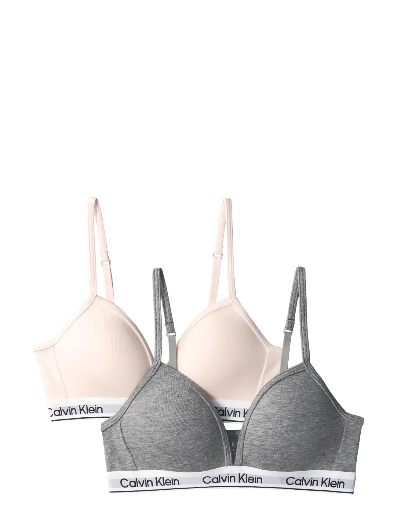 Calvin Klein 2Pk Triangle, 152-164, Underwear, Rosa - Oberteile, Kinder