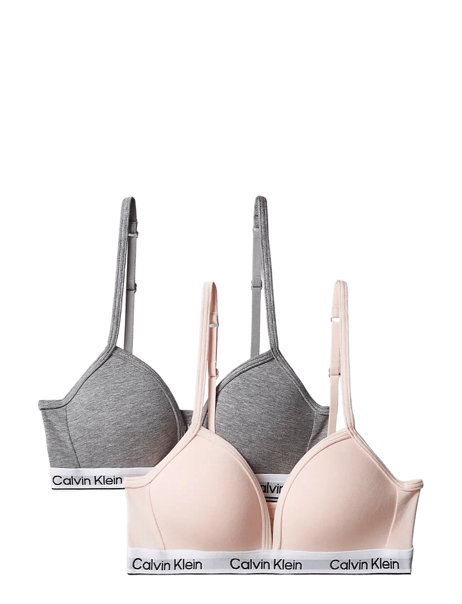 Calvin Klein - 2PK TRIANGLE - alussärgid - silverpeony greyheather - 1