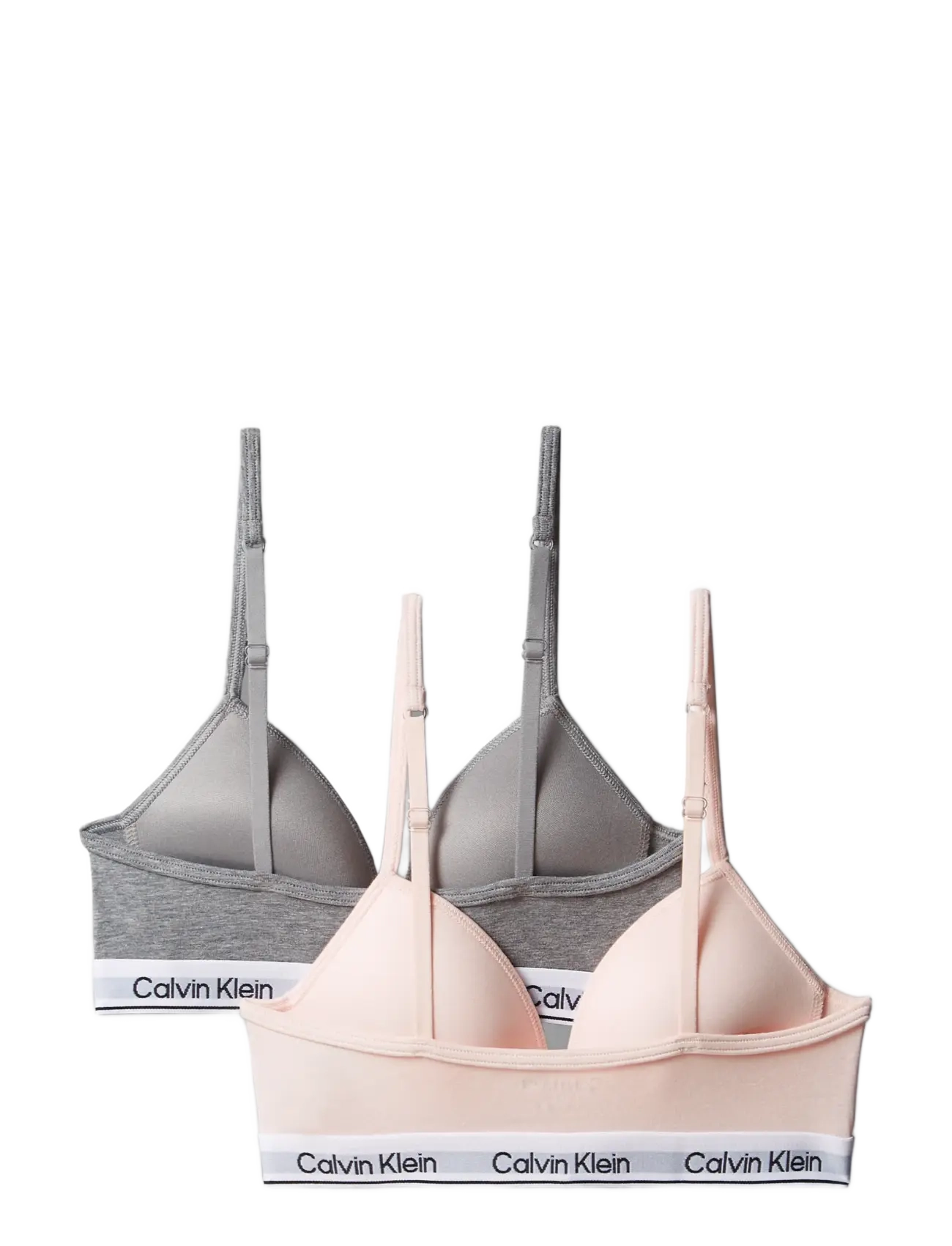 Calvin Klein - 2PK TRIANGLE - sommarfynd - silverpeony greyheather - 2