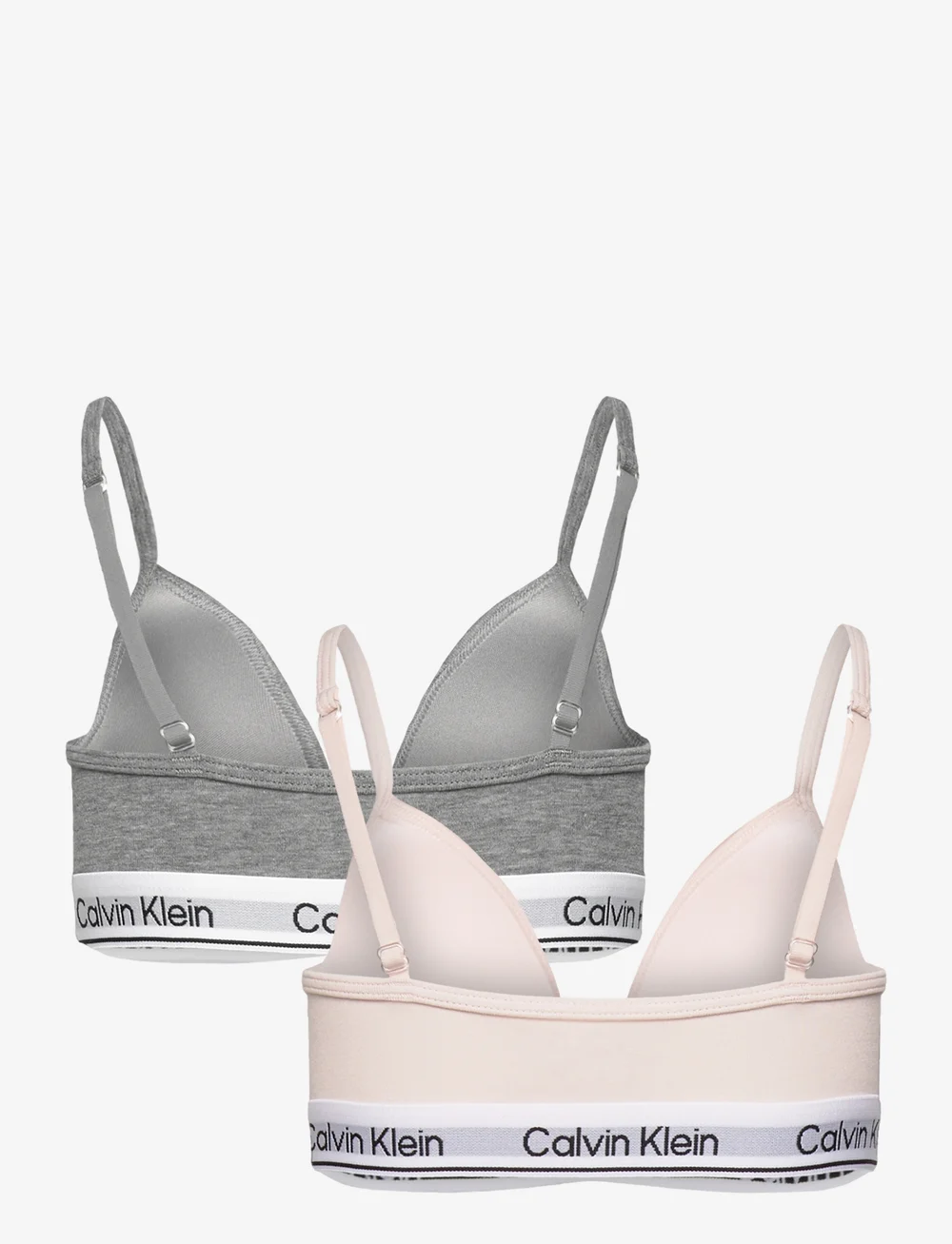 Calvin Klein - 2PK TRIANGLE - topper - silverpeony greyheather - 1