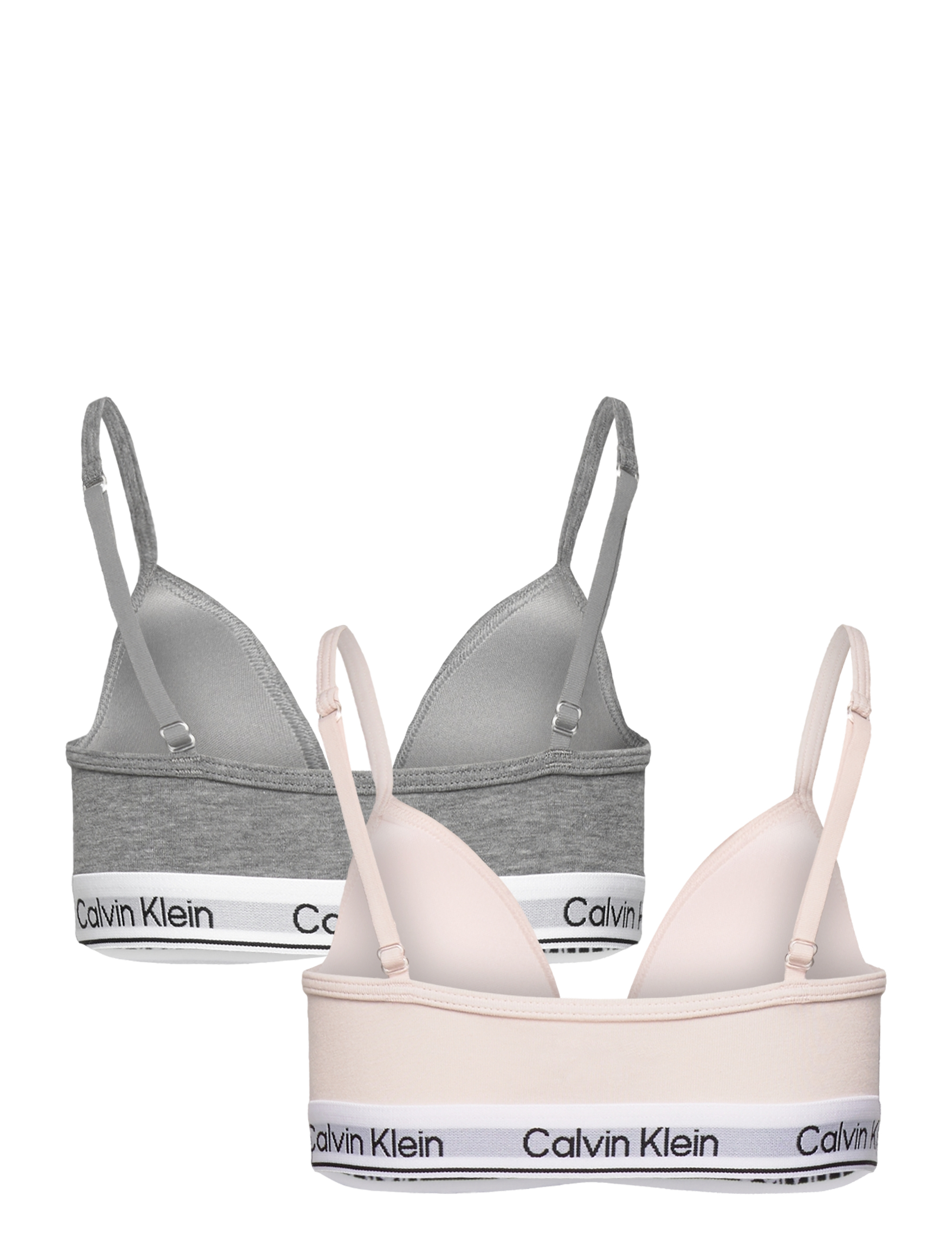 Calvin Klein - 2PK TRIANGLE - gode sommertilbud - silverpeony greyheather - 1