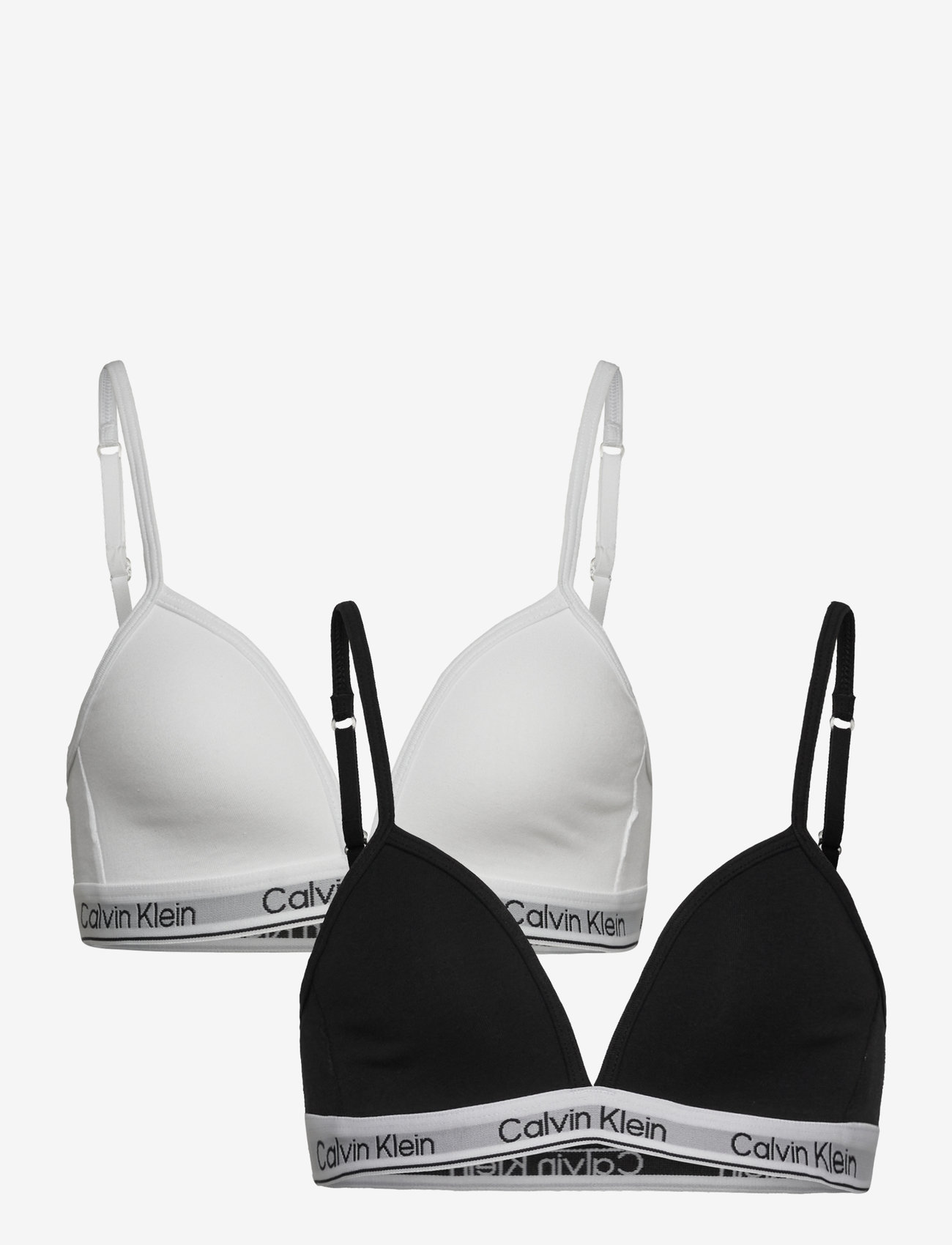 Calvin Klein - 2PK TRIANGLE - pvhblack/pvhclassicwhite - 0