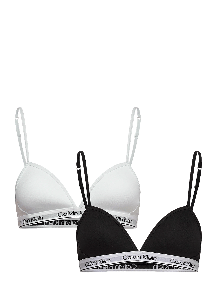 Calvin Klein - 2PK TRIANGLE - topid - pvhblack brightwhite - 0