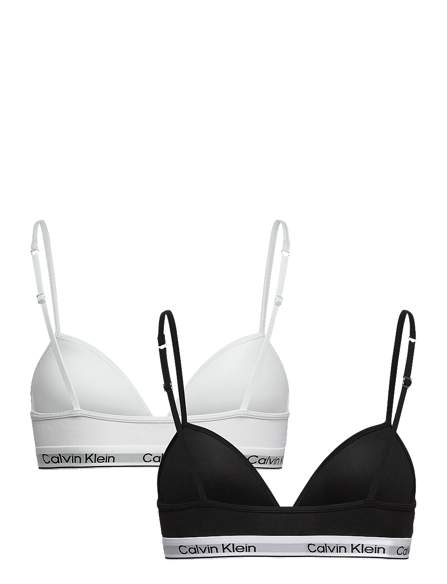 Calvin Klein - 2PK TRIANGLE - topid - pvhblack brightwhite - 2