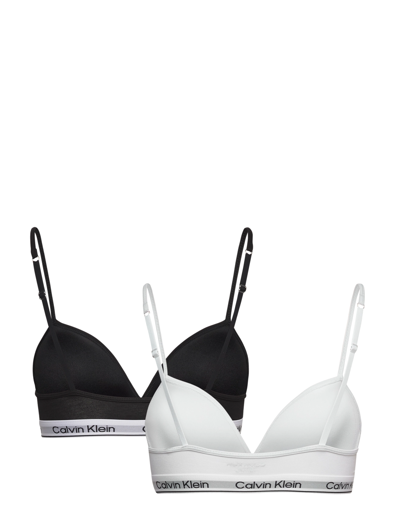 Calvin Klein - 2PK TRIANGLE - sügisesed riided - pvhblack classicwhite - 1