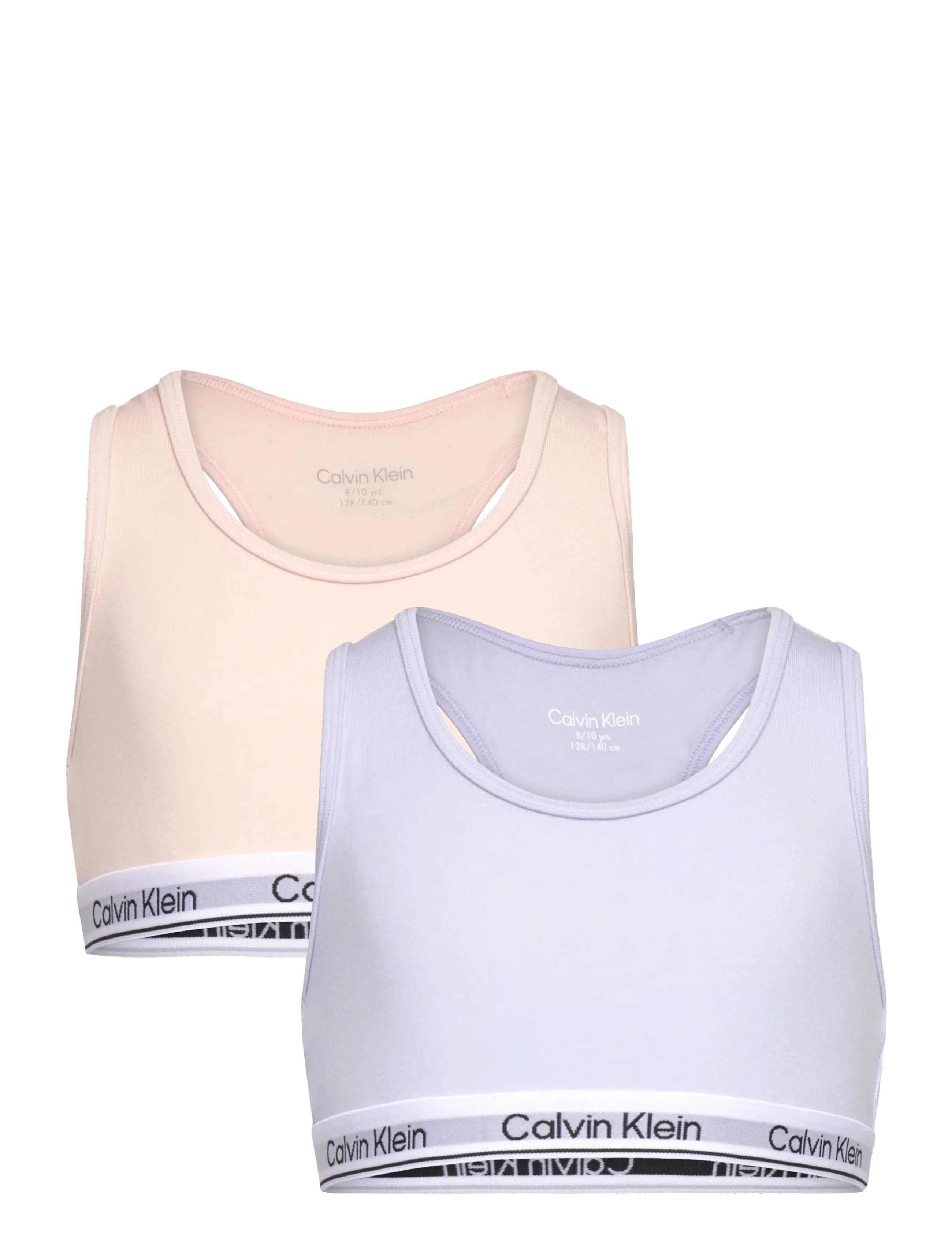 Calvin Klein 2PK BRALETTE - Undertøj - HEAVENLYIRIS SILVERPEONY / purple