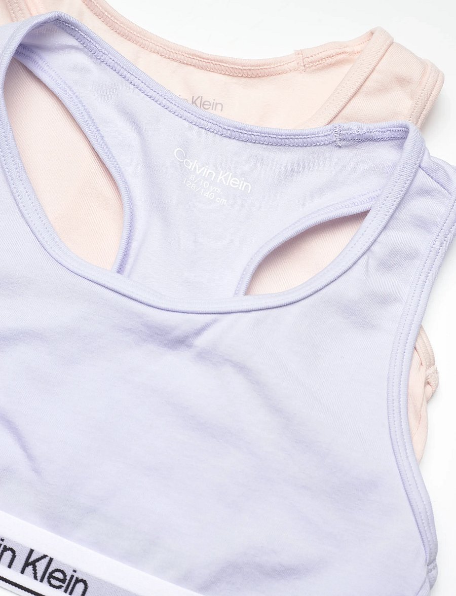 Calvin Klein - 2PK BRALETTE - topid - heavenlyiris silverpeony - 1
