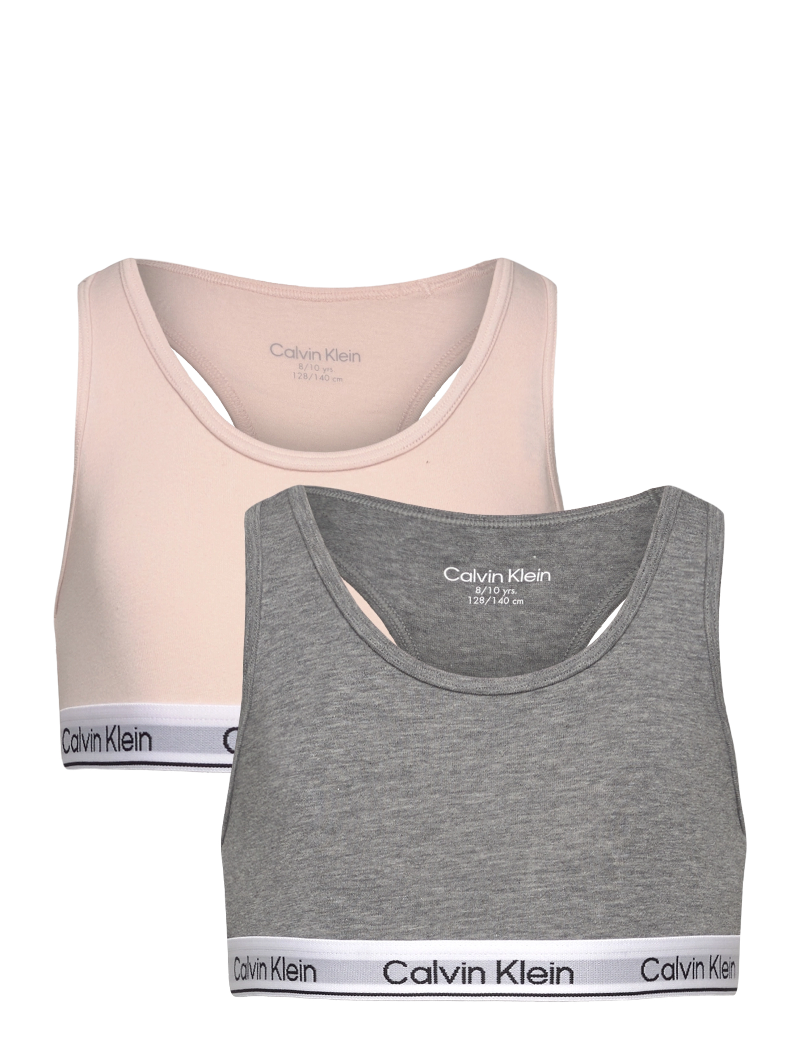 Calvin Klein 2PK BRALETTE - Toppar - SILVERPEONY GREYHEATHER / multi