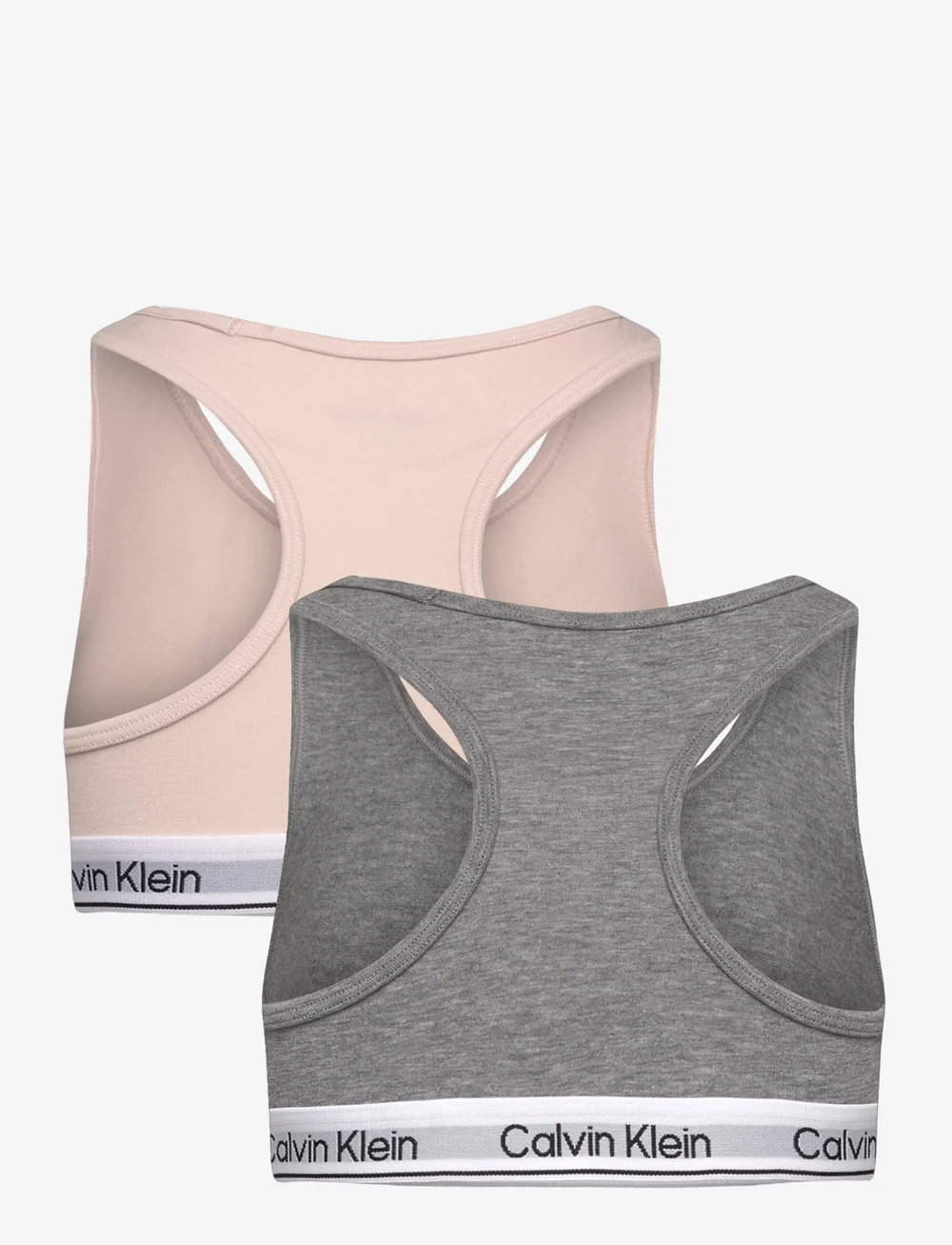 Calvin Klein - 2PK BRALETTE - toppar - silverpeony greyheather - 1