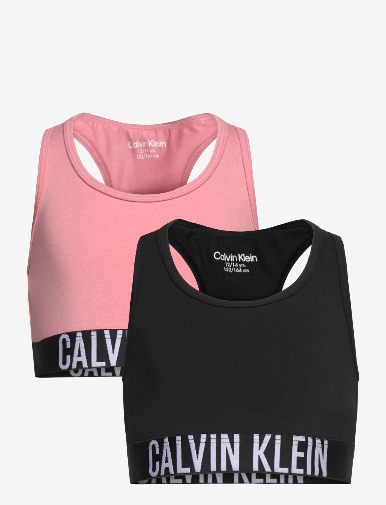 Calvin Klein - 2PK BRALETTE - oberteile - brandiedapricot/pvhblack - 0