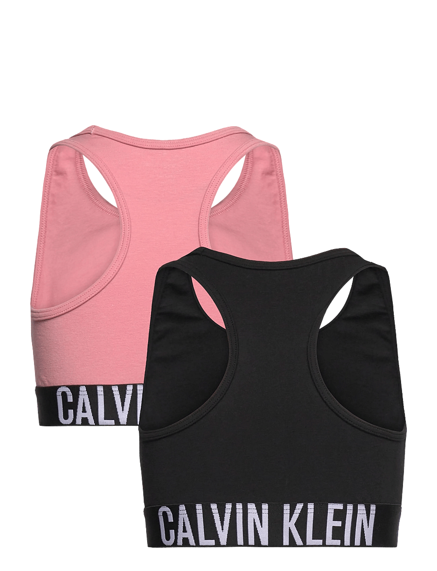 Calvin Klein - 2PK BRALETTE - overdele - brandiedapricot/pvhblack - 1
