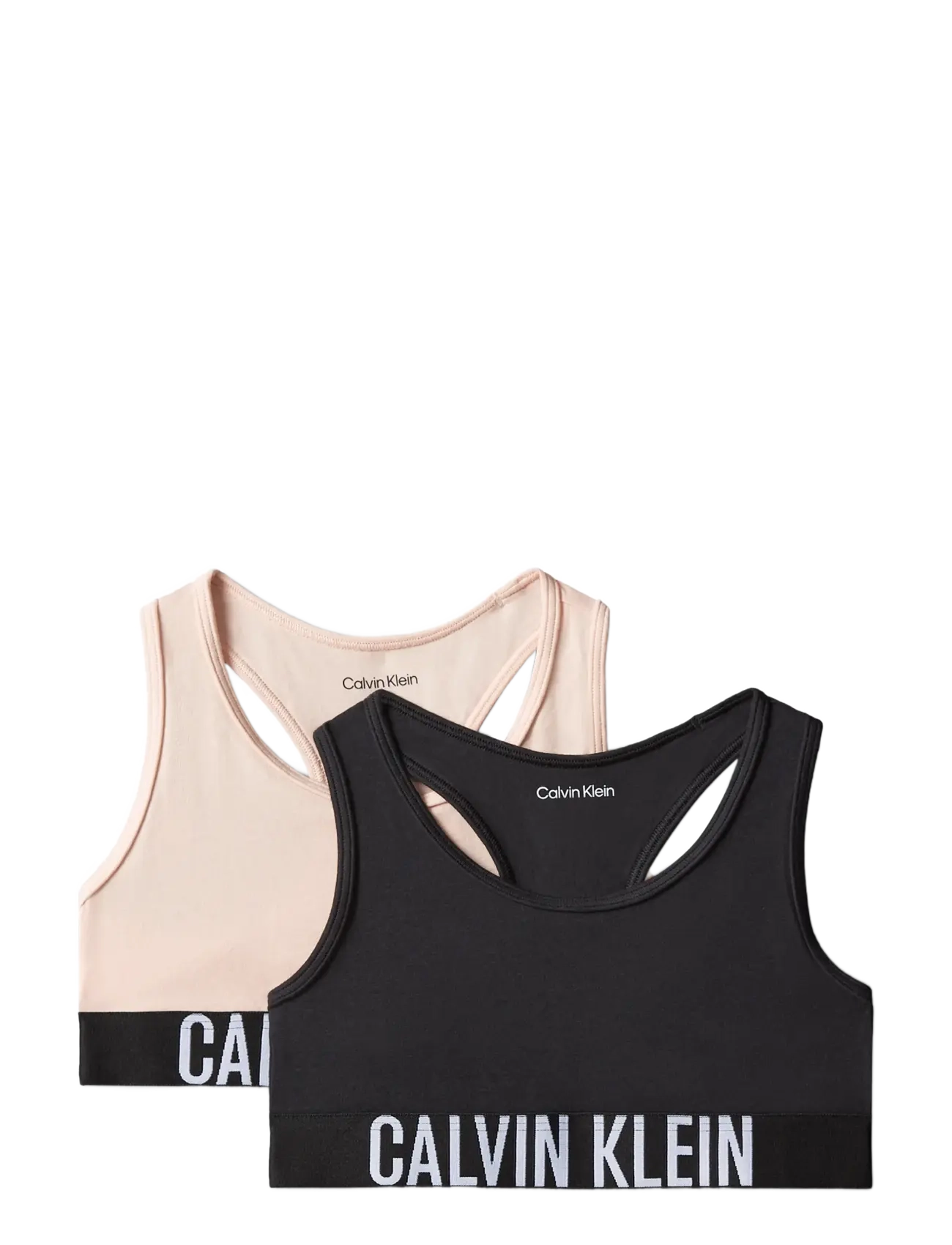 Calvin Klein 2PK BRALETTE - Oberteile - CK BLACK   SPANISH VILLA / beige