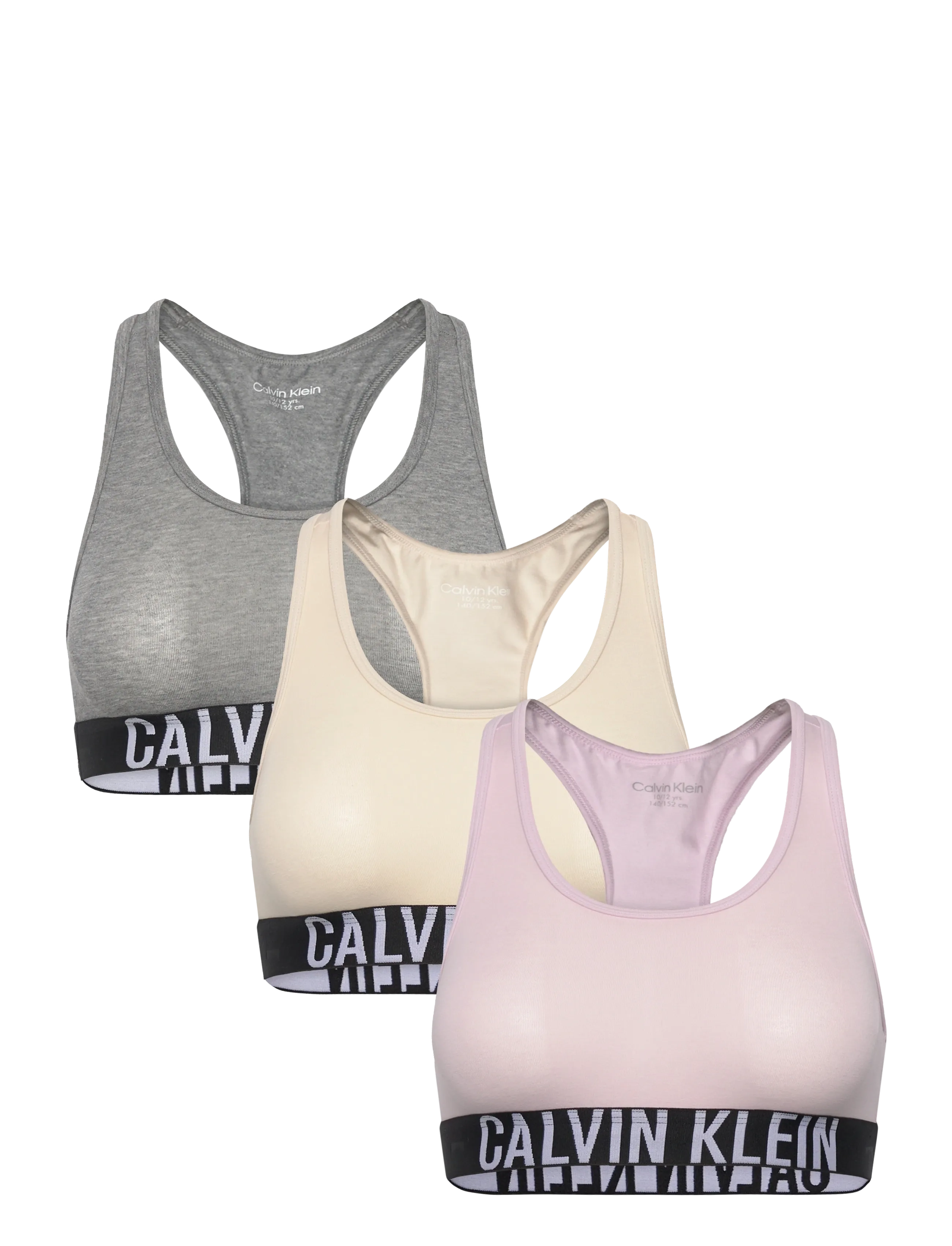 Calvin Klein 3PK BRALETTE - Bralette - LIGHTLILAC/WHITECAPGRAY/GREYHEATHER / multi