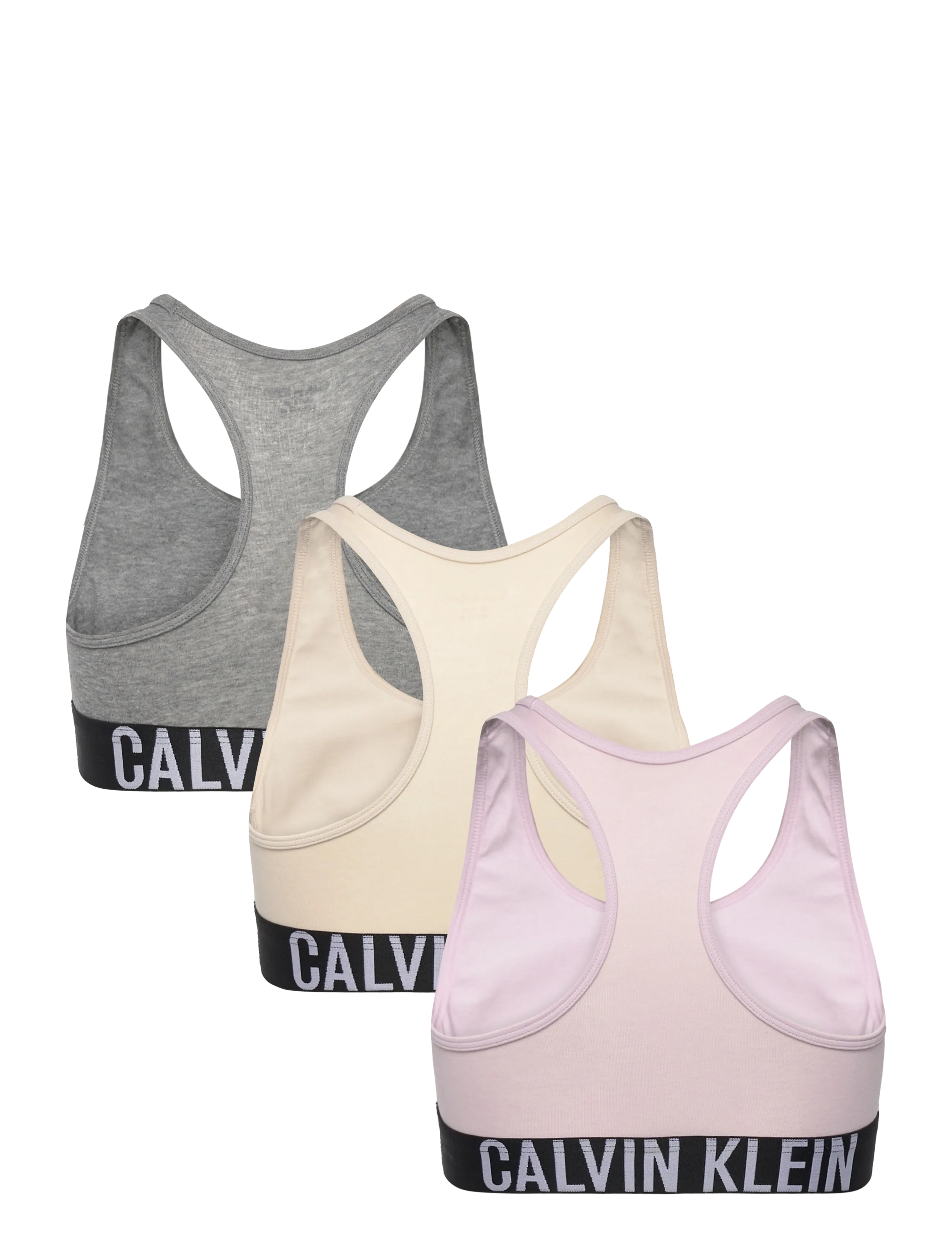 Calvin Klein - 3PK BRALETTE - bløde bh'er - lightlilac/whitecapgray/greyheather - 2