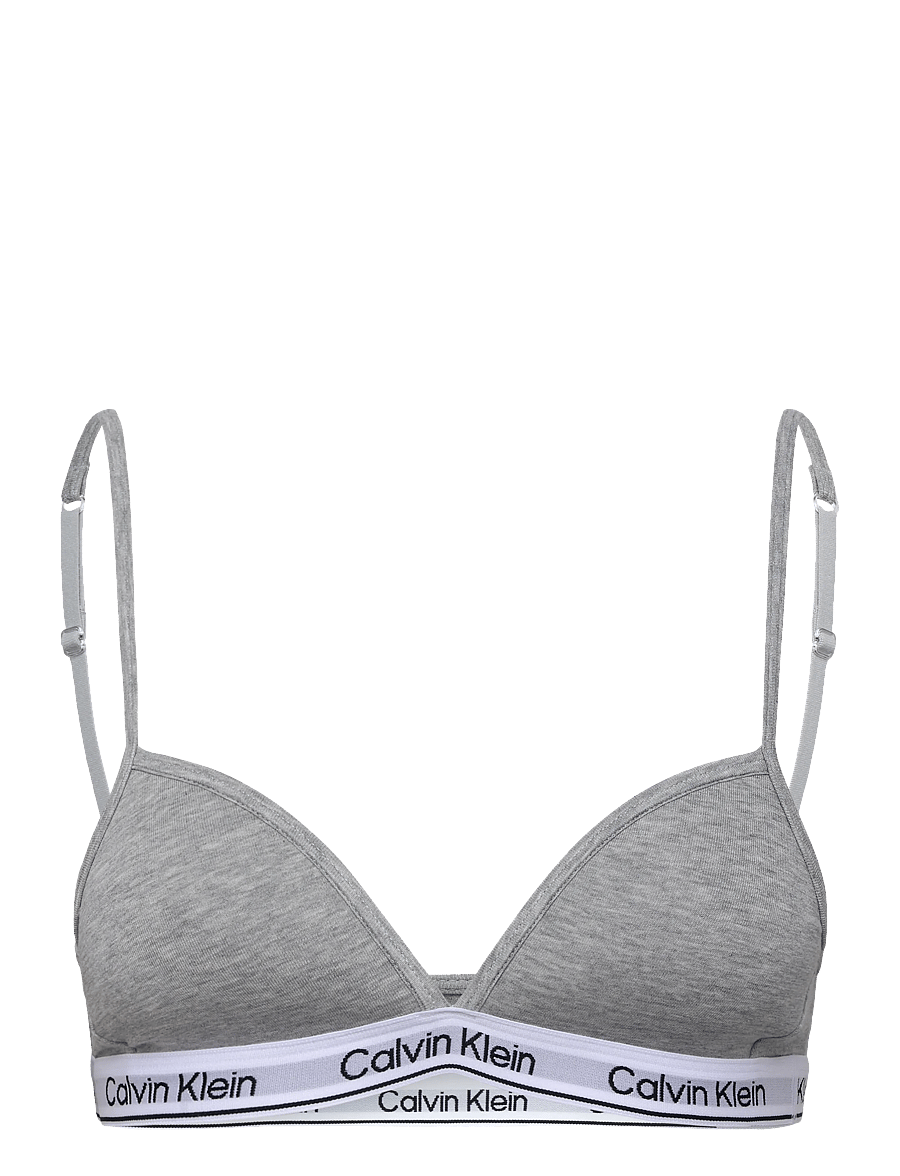 Calvin Klein - TRIANGLE - overdele - grey heather - 0