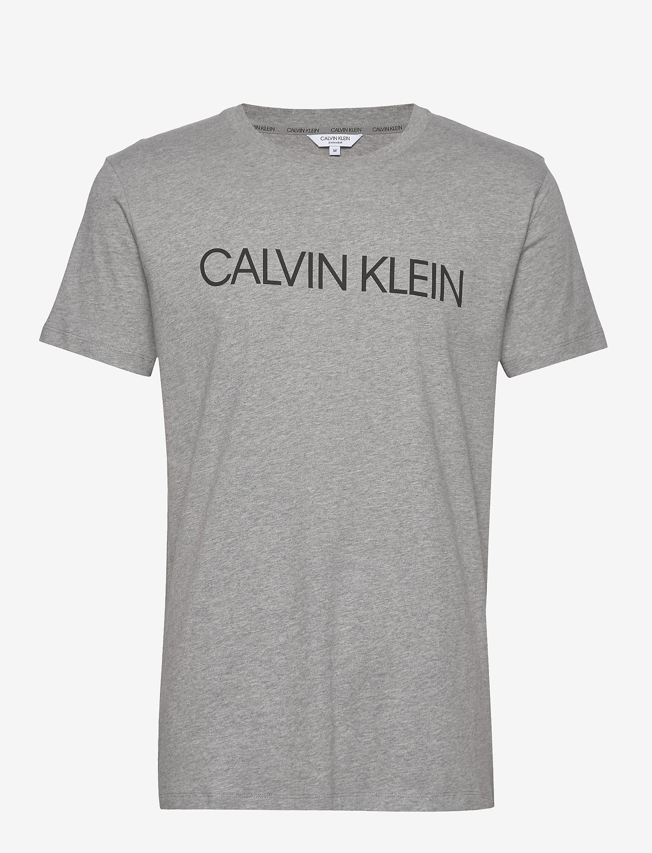 Calvin Klein - CREW TEE - grey heather bc05 - 0