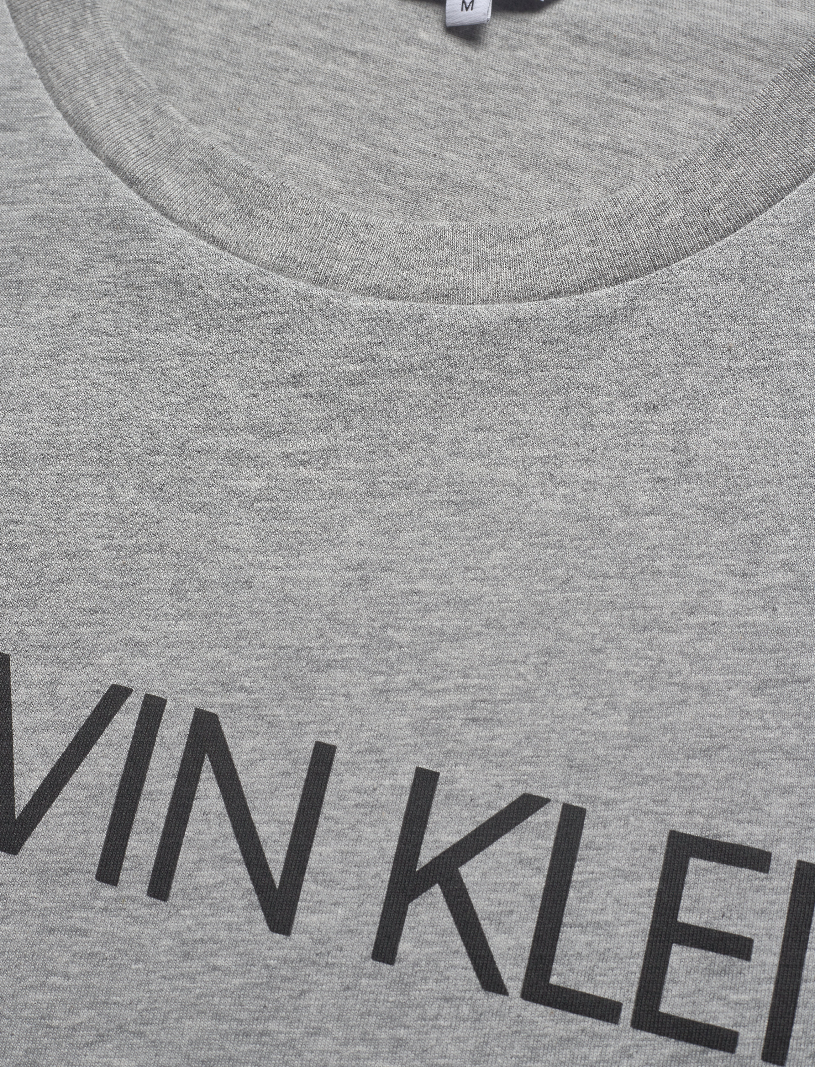 Calvin Klein - CREW TEE - grey heather bc05 - 2