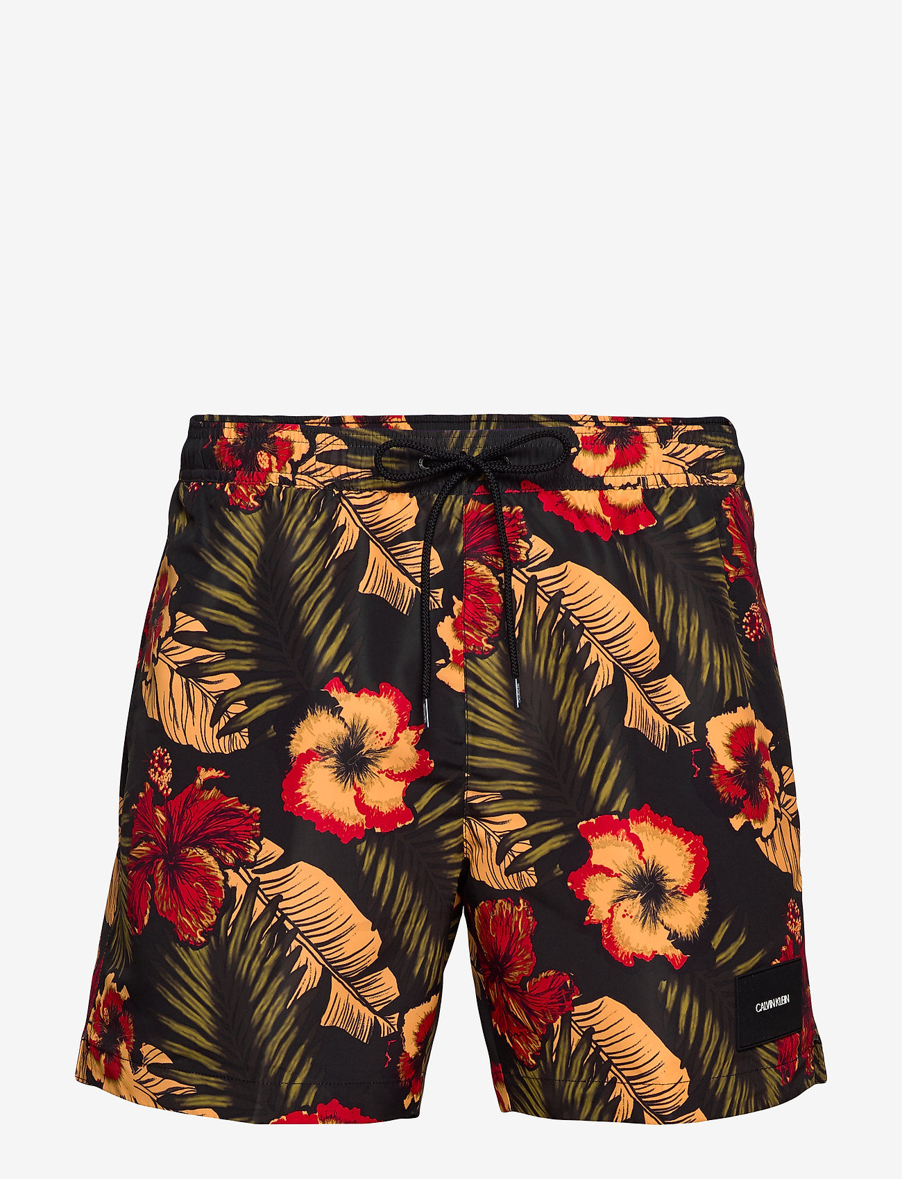 Calvin Klein - MEDIUM DRAWSTRING-PRINT - tropical print black - 0