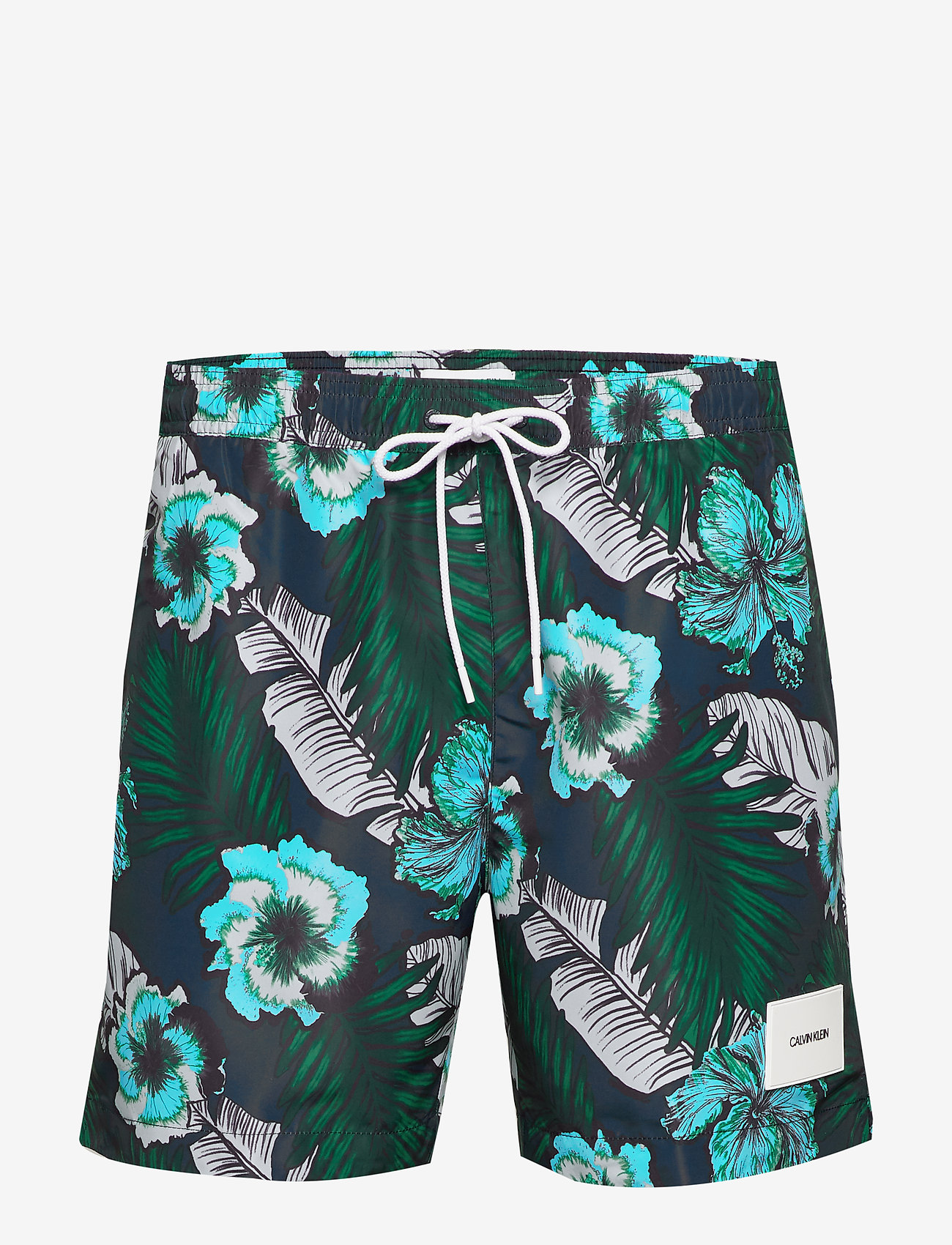 MEDIUM DRAWSTRING-PRINT - TROPICAL PRINT BLUE