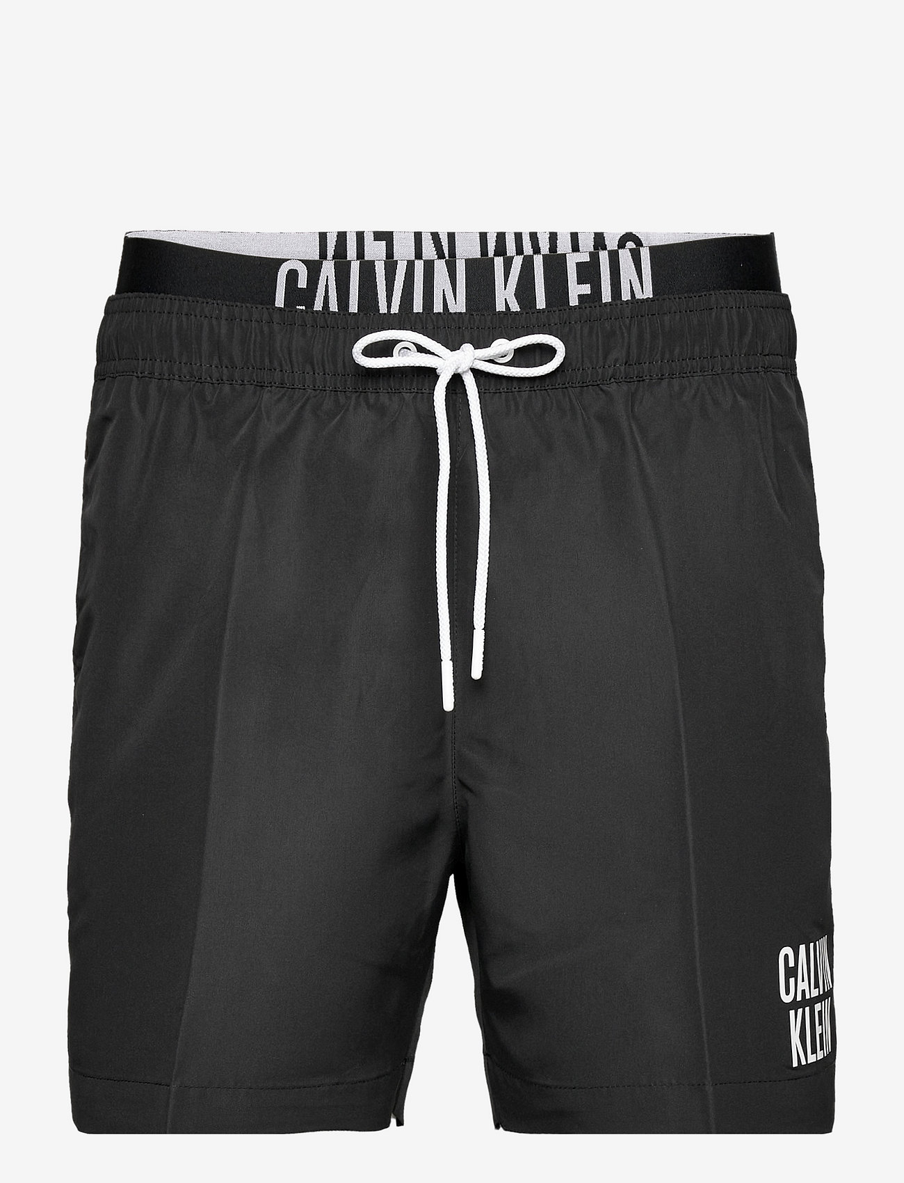 Calvin Klein - MEDIUM DOUBLE WB-NOS - swim shorts - pvh black - 0