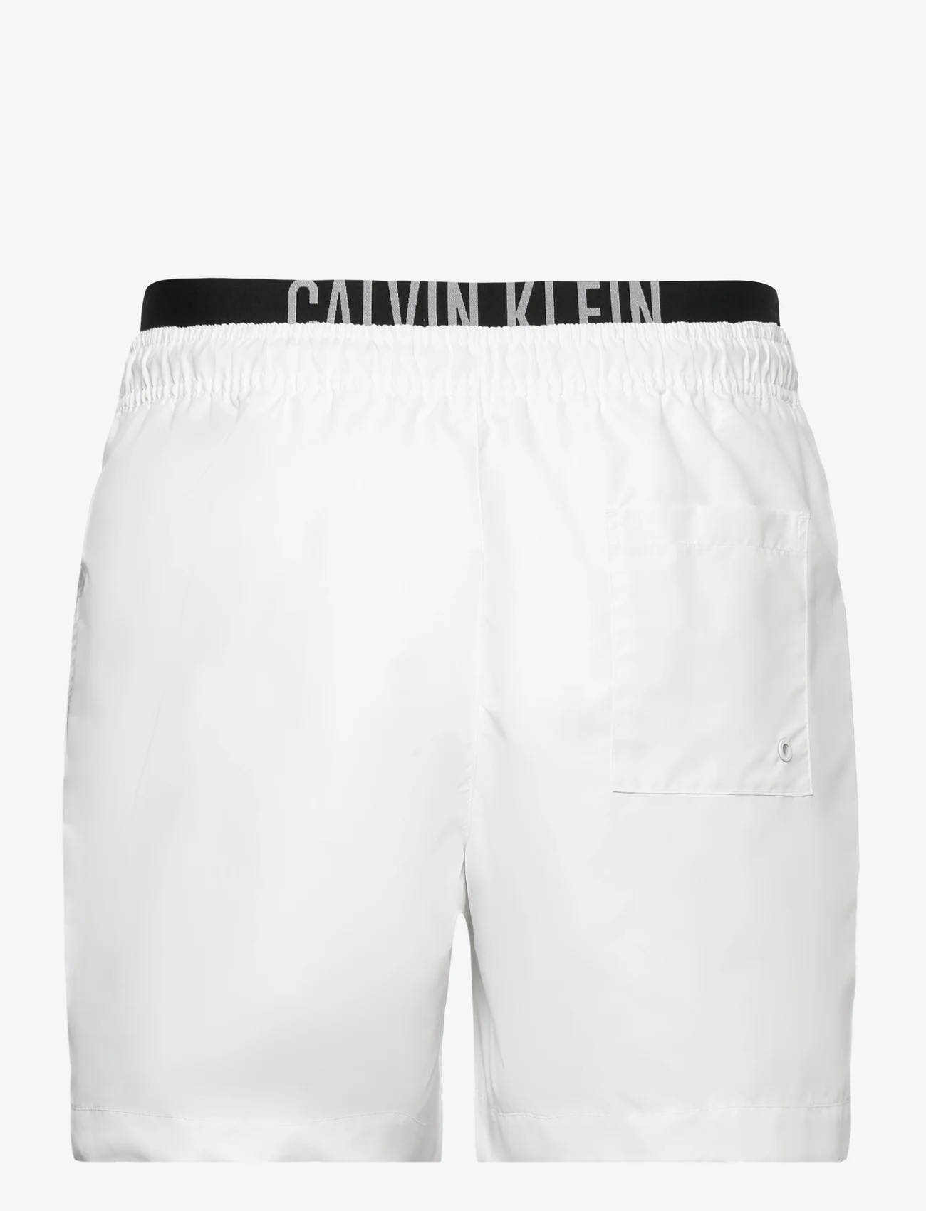Calvin Klein - MEDIUM DOUBLE WB-NOS - lühikesed ujumispüksid - pvh classic white - 1
