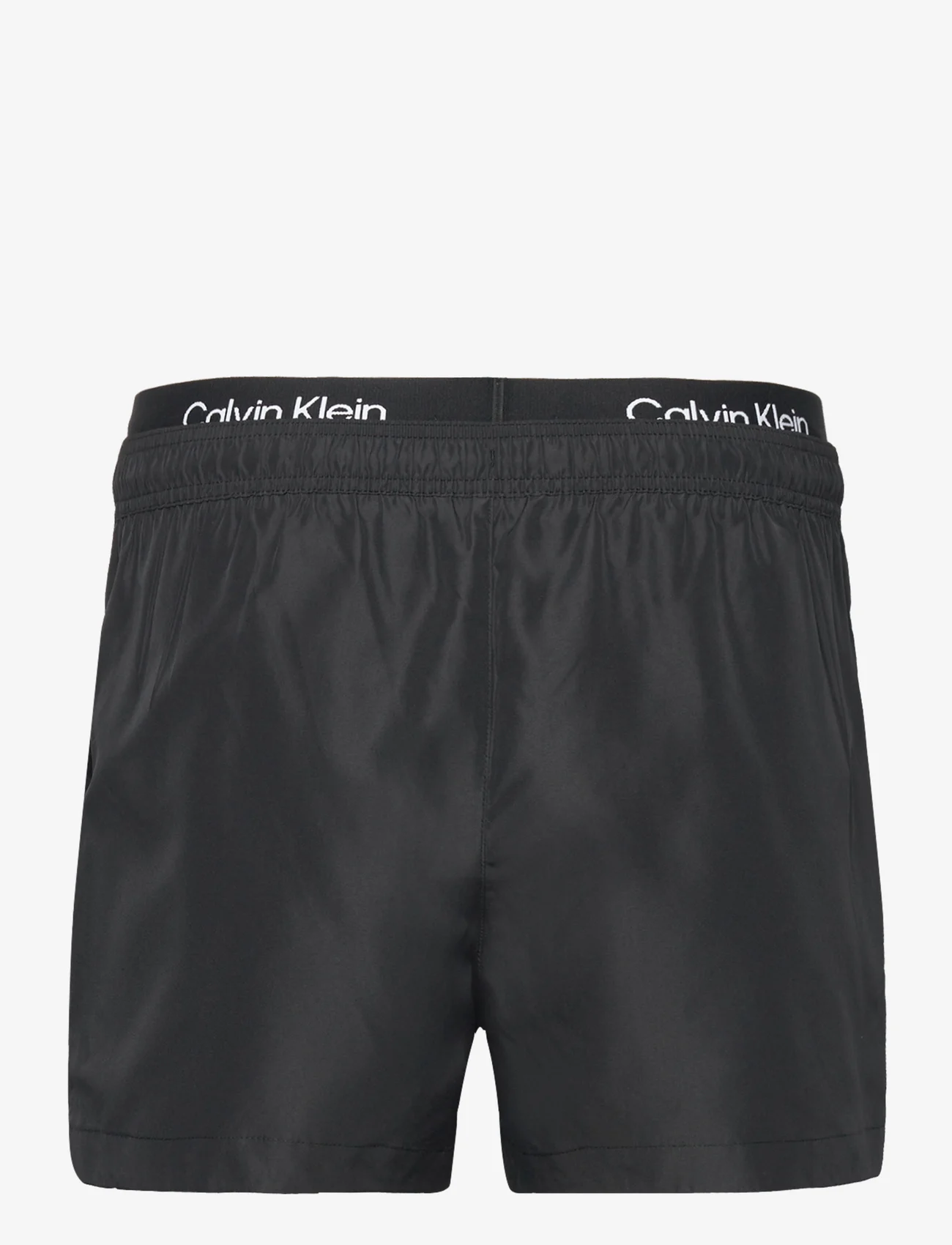 Calvin Klein - SHORT DOUBLE WB - badeshorts - pvh black - 1