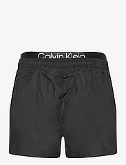Calvin Klein - SHORT DOUBLE WAISTBAND - szorty kąpielowe - pvh black - 1