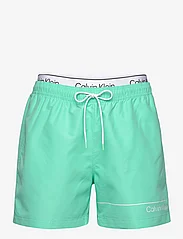 Calvin Klein - MEDIUM DOUBLE WB - swim shorts - cabbage - 0