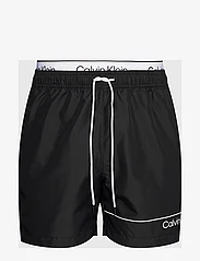 Calvin Klein - MEDIUM DOUBLE WB - swim shorts - pvh black - 0