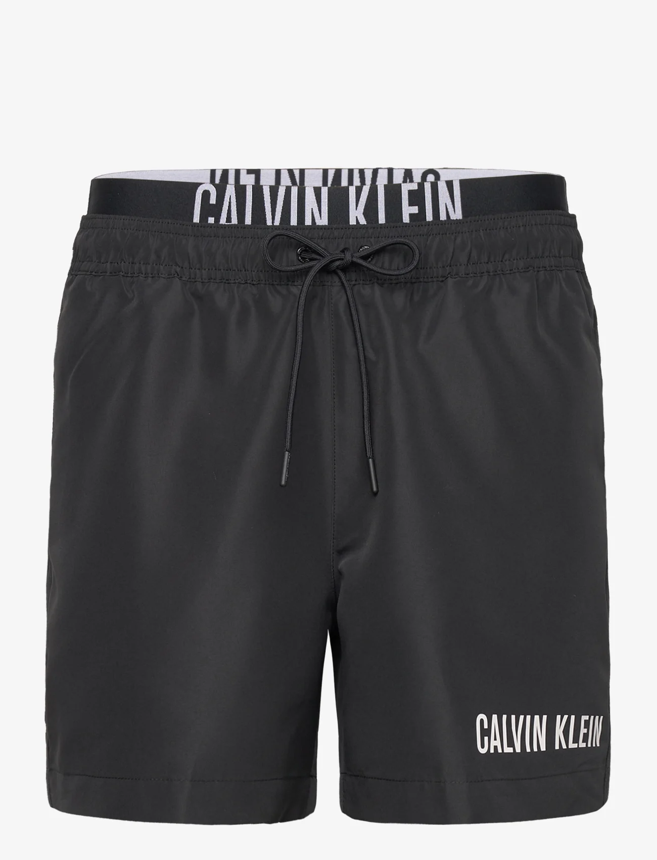 Calvin Klein - MEDIUM DOUBLE WB - lühikesed ujumispüksid - pvh black - 0