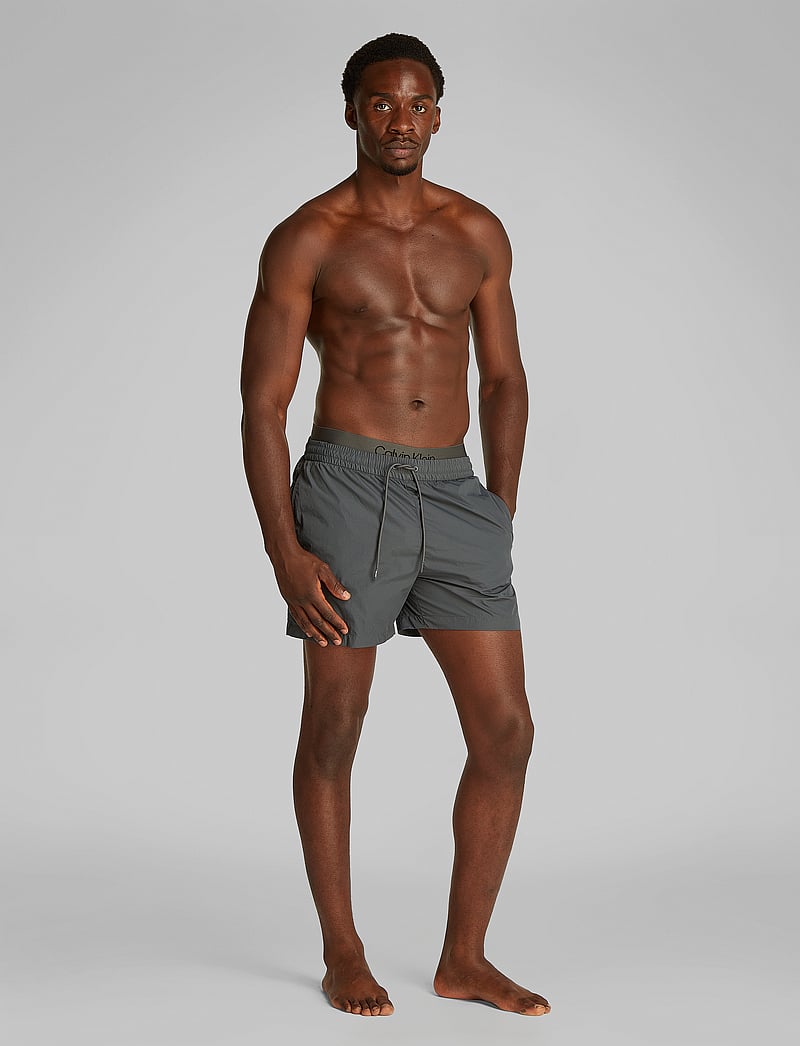 Calvin Klein - MEDIUM DOUBLE WB - badehose - dark shadow - 0