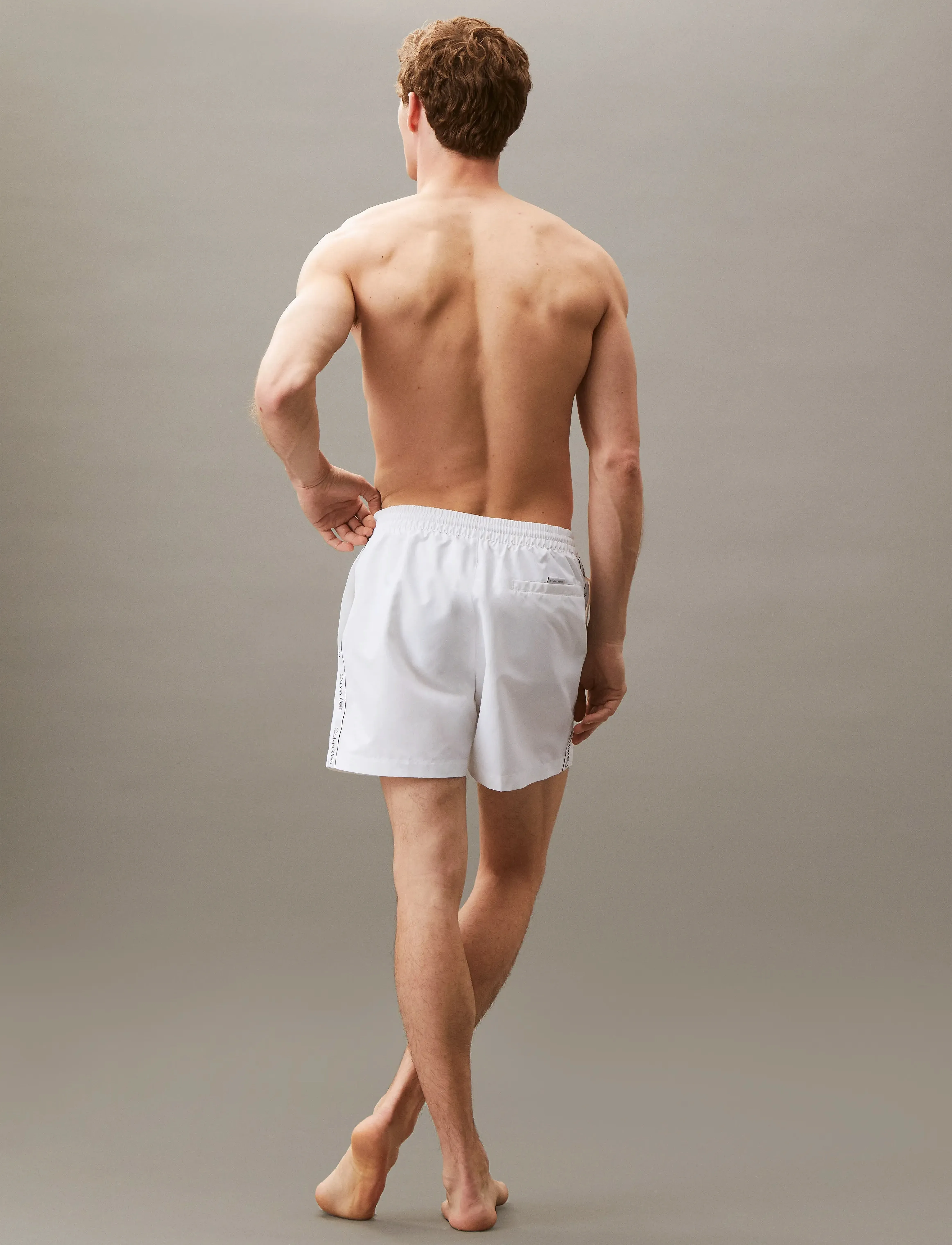 Calvin Klein - MEDIUM DRAWSTRING - badehose - brilliant white - 3
