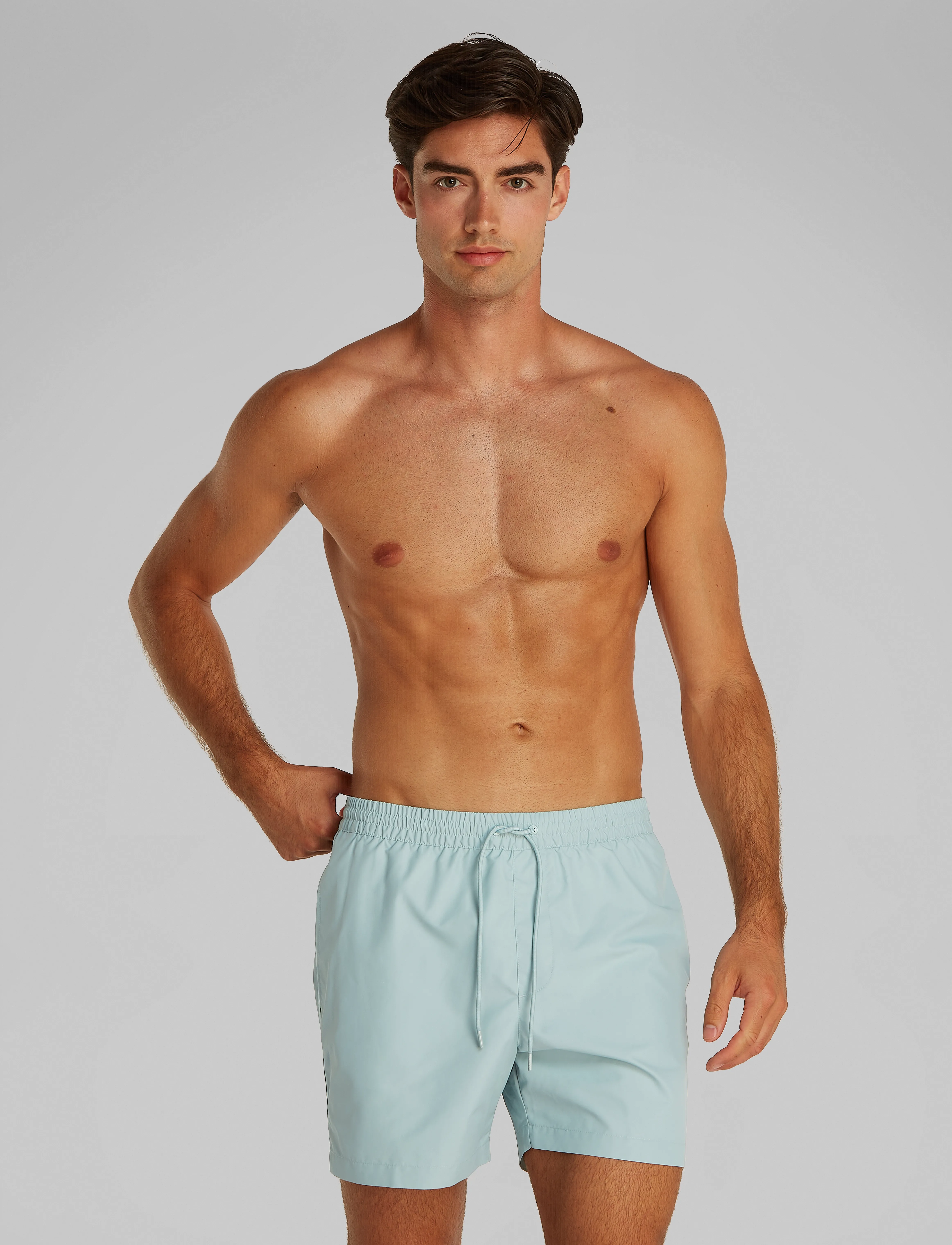 Calvin Klein - MEDIUM DRAWSTRING - badeshorts - ether - 3