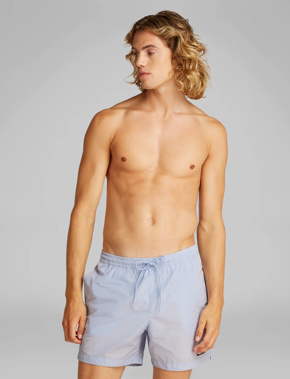 Calvin Klein - MEDIUM DRAWSTRING - badehose - dusky cornflower - 0