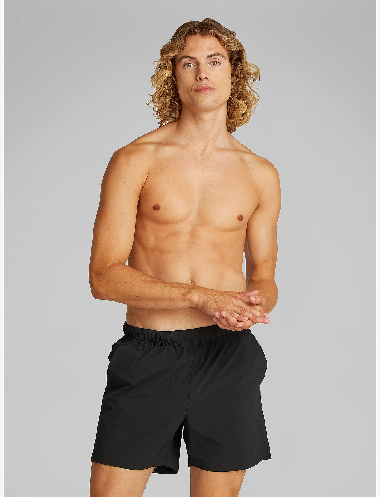 Calvin Klein - MEDIUM DRAWSTRING - badehose - pvh black - 0