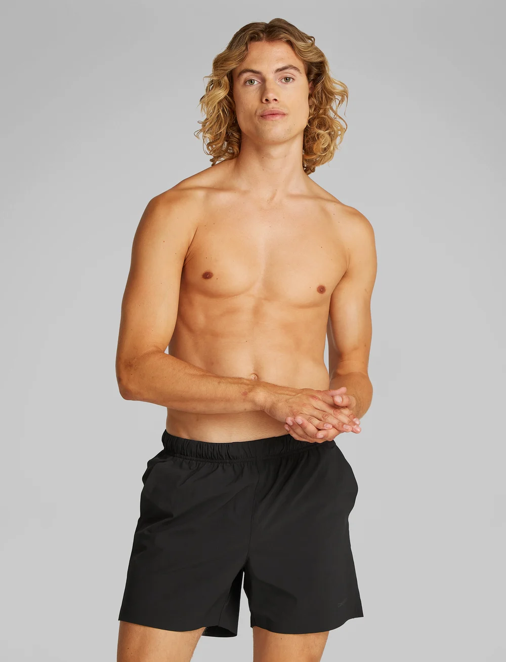Calvin Klein - MEDIUM DRAWSTRING - badehose - pvh black - 0
