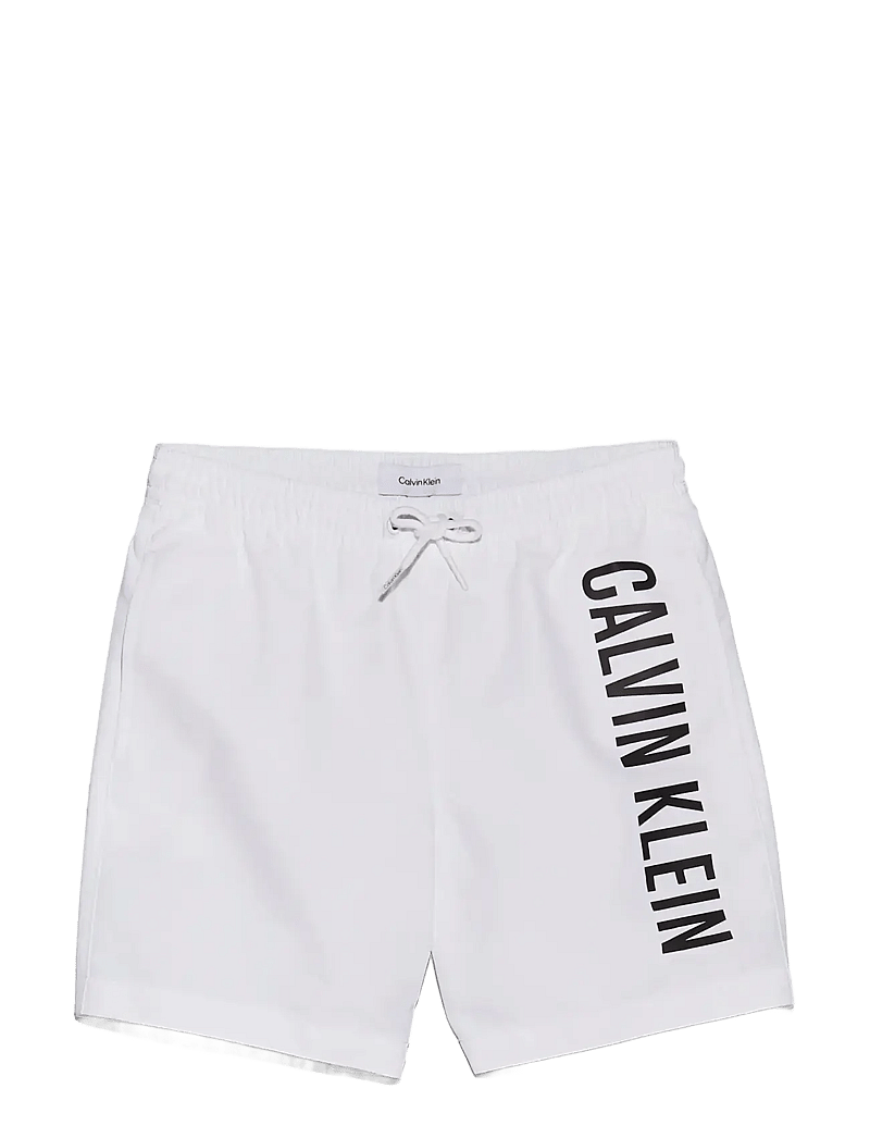 Calvin Klein - MEDIUM DRAWSTRING - badehosen - pvh classic white - 0