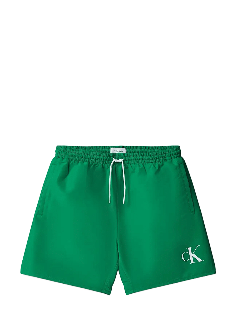 Calvin Klein - MEDIUM DRAWSTRING - badehosen - lush meadow - 0