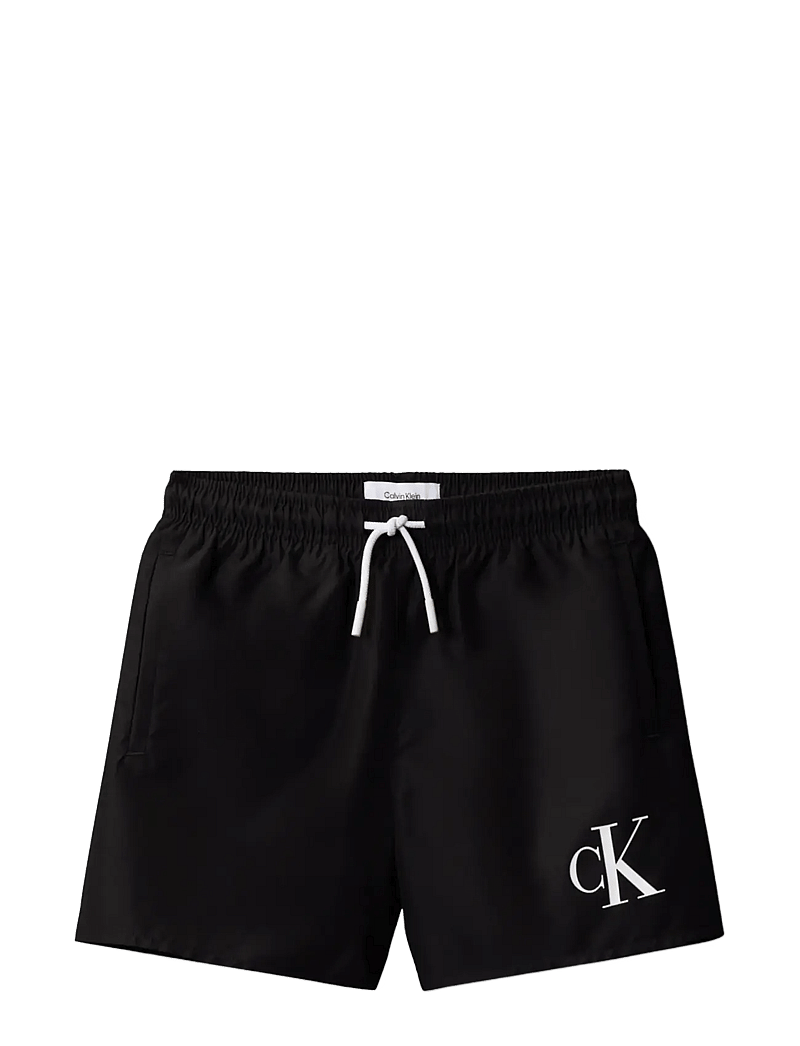 Calvin Klein - MEDIUM DRAWSTRING - badehosen - pvh black - 0