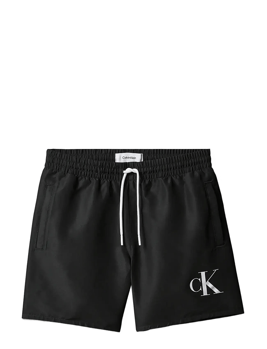 Calvin Klein - MEDIUM DRAWSTRING - badehosen - pvh black - 0