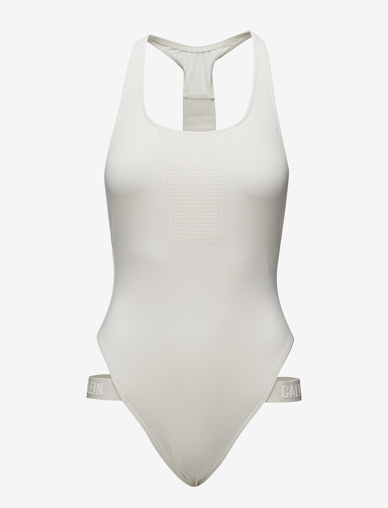 Calvin Klein - RACERBACK ONE PIECE - snow white - 0