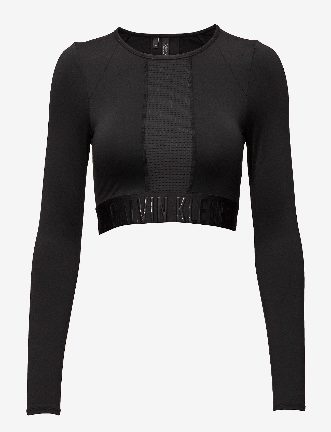 Calvin Klein - CROPPED LS RASHGUARD - black - 0