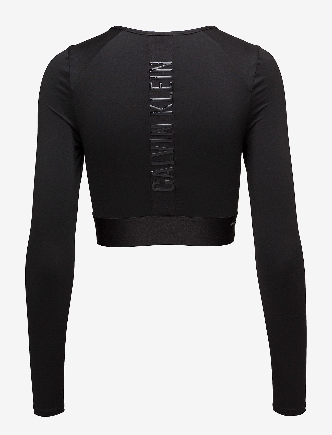 Calvin Klein - CROPPED LS RASHGUARD - black - 1